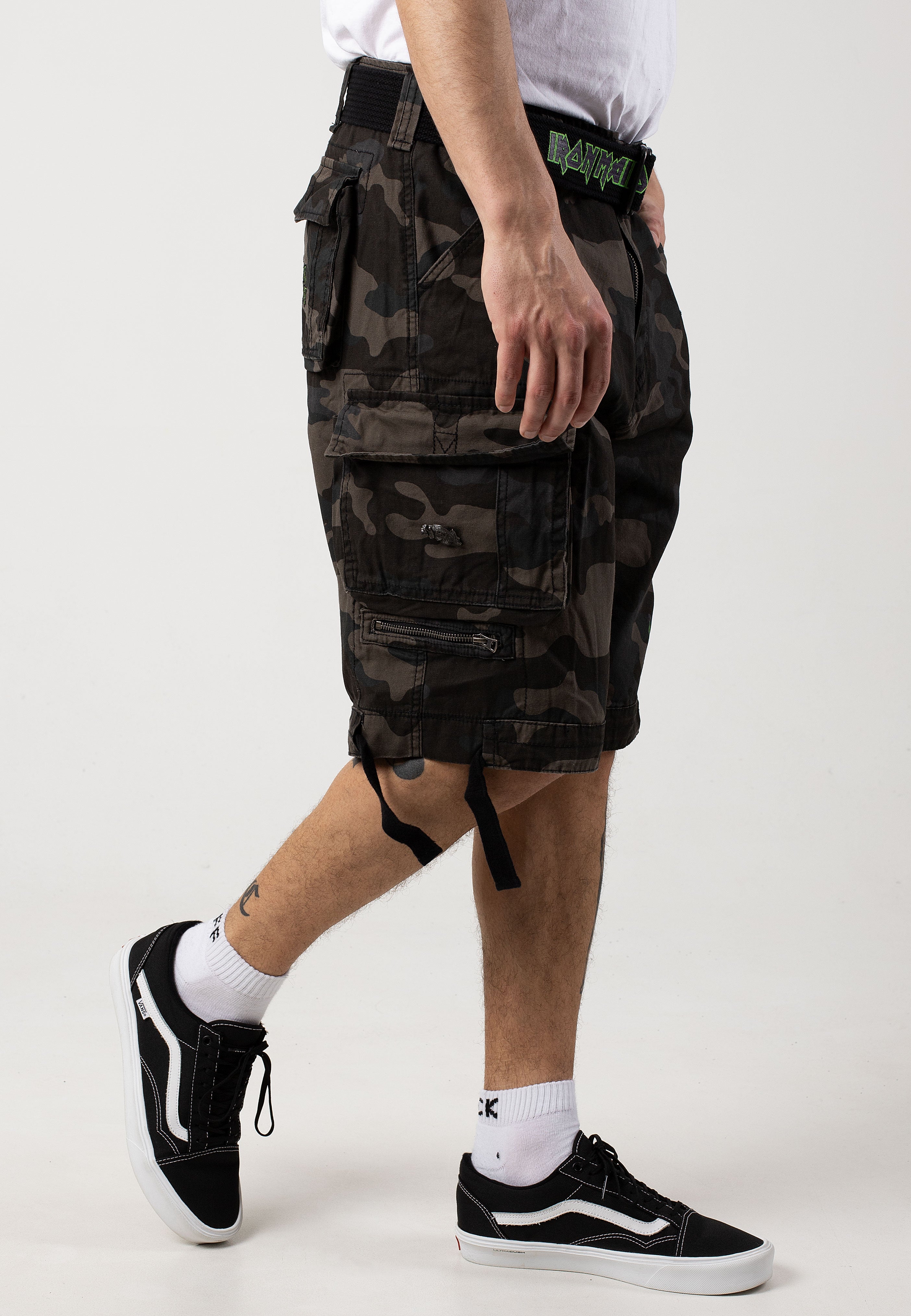 Brandit x Iron Maiden - Savage The Number Of The Beast Darkcamo - Shorts | Men-Image