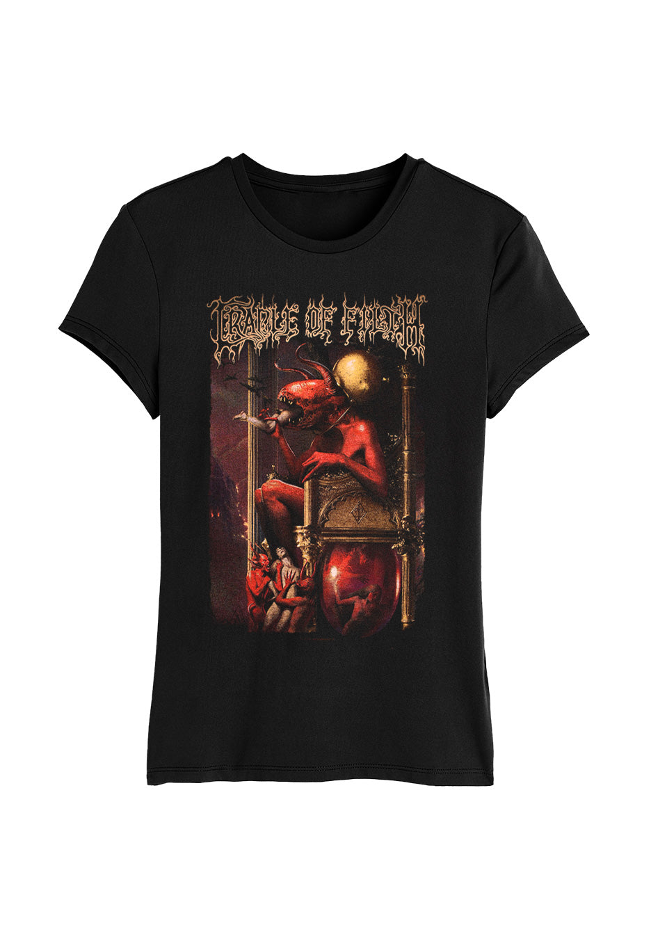 トップス Cradle of filth men's t-shirt CRADLE OF FILTH - GILDED - BLACK - PLASTIC