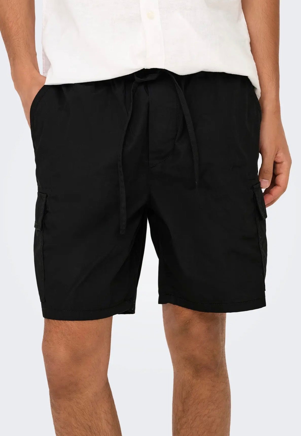 Only & Sons - Kal Cargo 0287 CS Black - Shorts | Men-Image