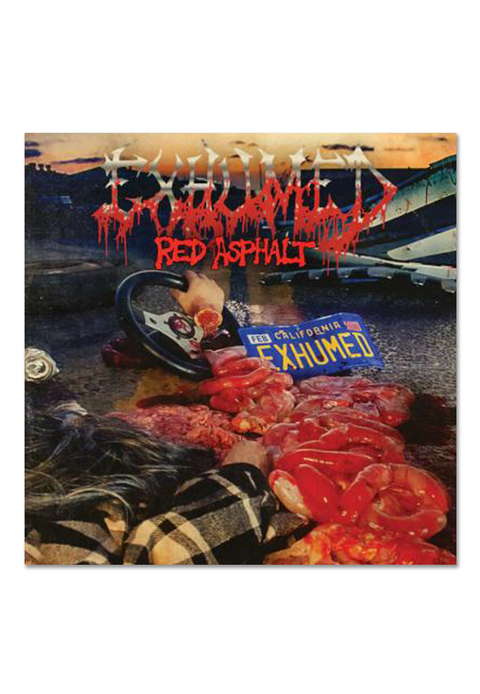 Exhumed - Red Asphalt Ltd. Blood Red - Colored Vinyl | Neutral-Image
