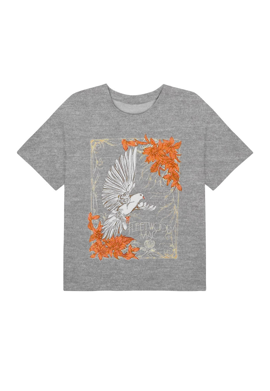 Fleetwood Mac - Dove Cropped Grey - T-Shirt | Neutral-Image