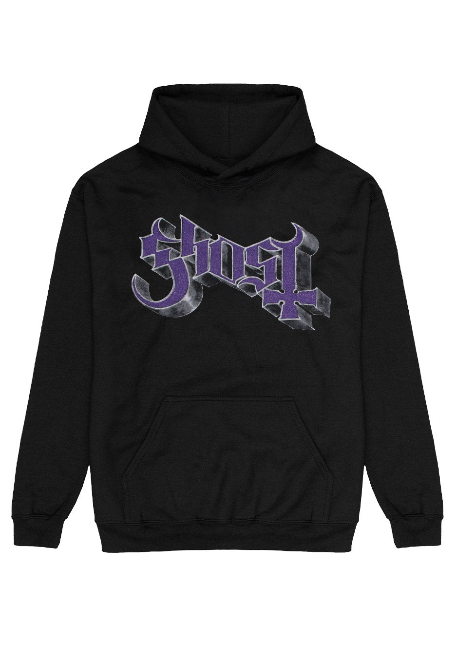 Ghost - Chrome Logo & Grucifix - Hoodie
