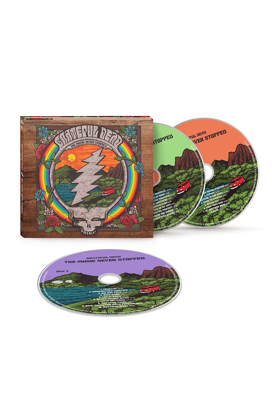 Grateful Dead - The Music Never Stopped - Digipak 3 CD | Neutral-Image