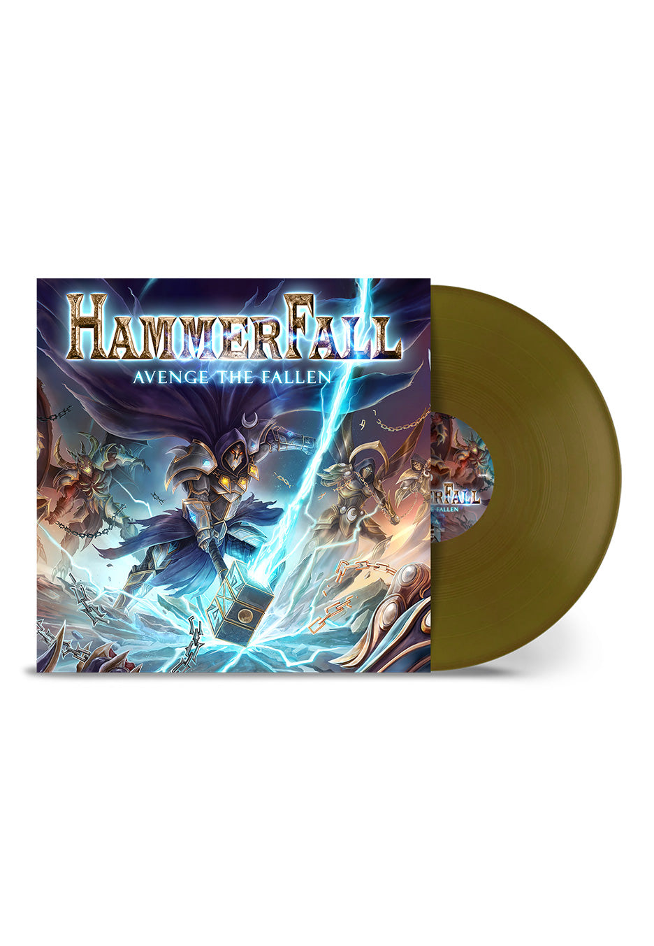 Hammerfall Avenge The Fallen Ltd. Gold Colored Vinyl
