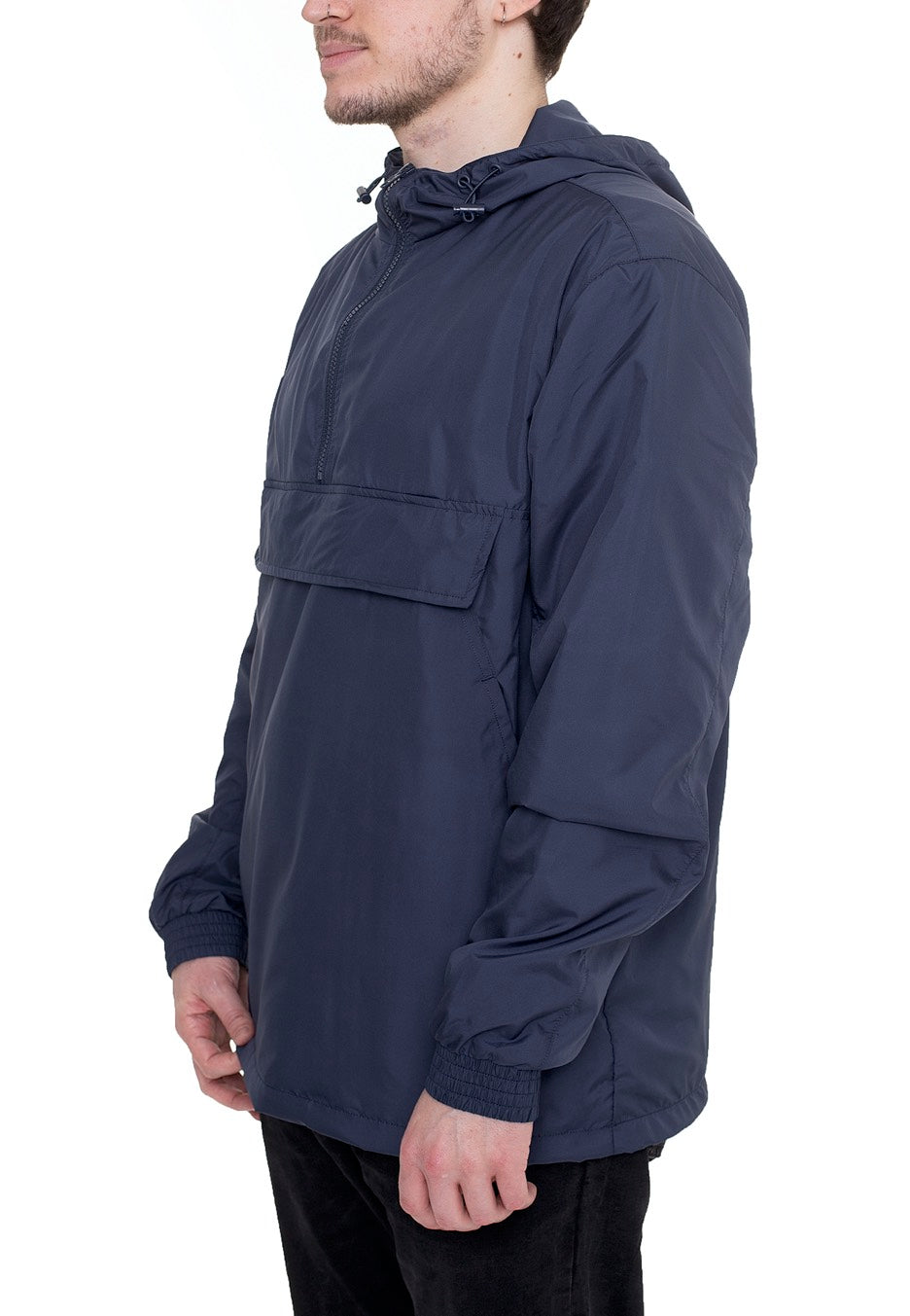 Urban Classics - Basic Pull Over Darkblue - Jacket | Men-Image