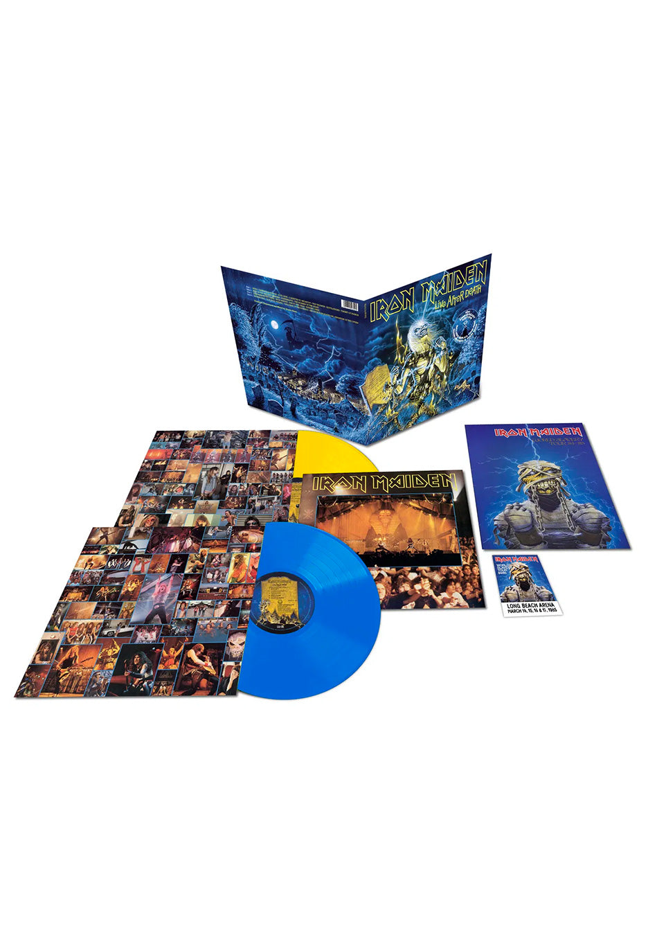 Iron Maiden - Live After Death (40th Anniversary) Ltd. Blue & Yellow - Colored 2 Vinyl | Neutral-Image