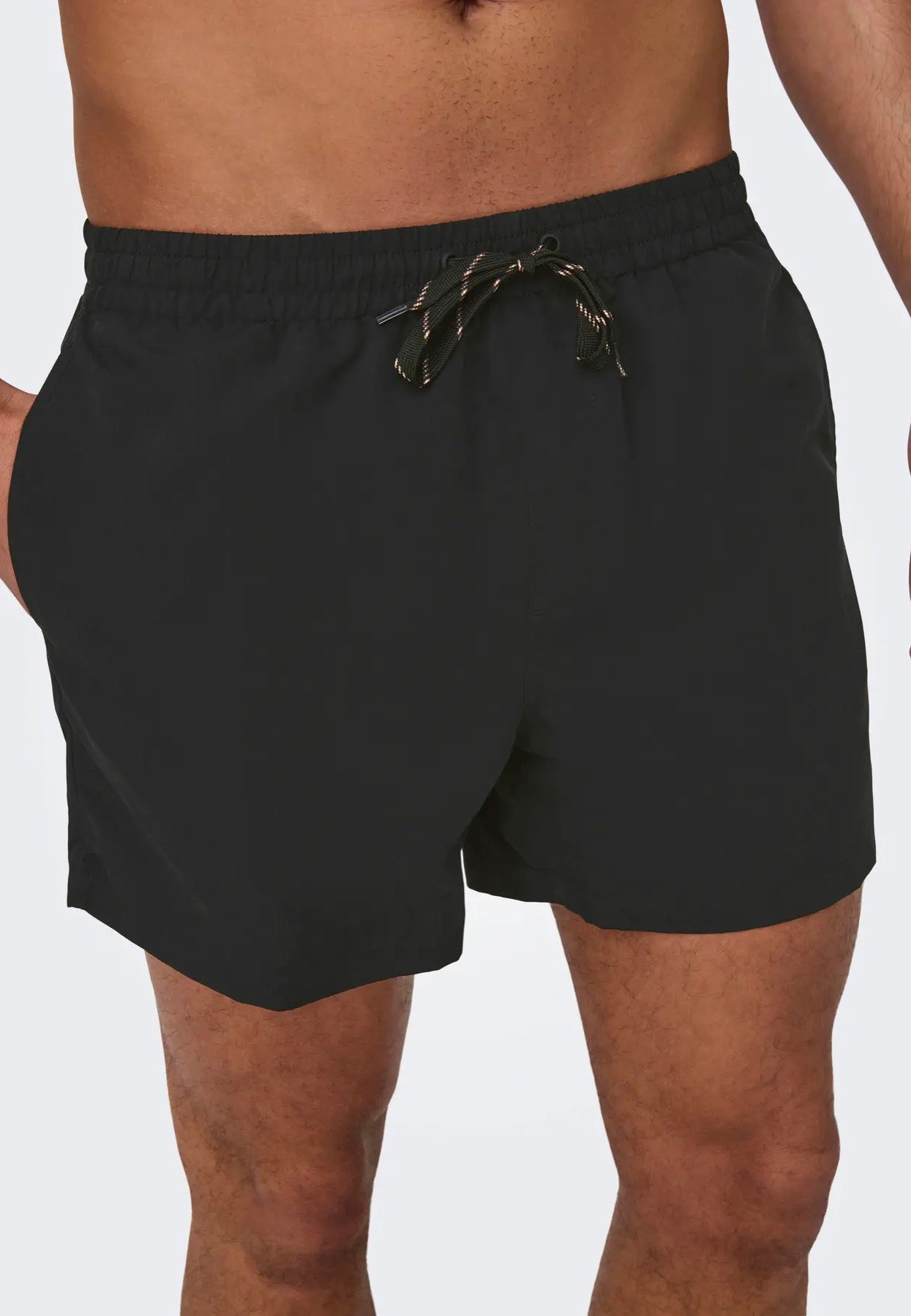 Only & Sons - Ted Life Black - Board Shorts | Men-Image