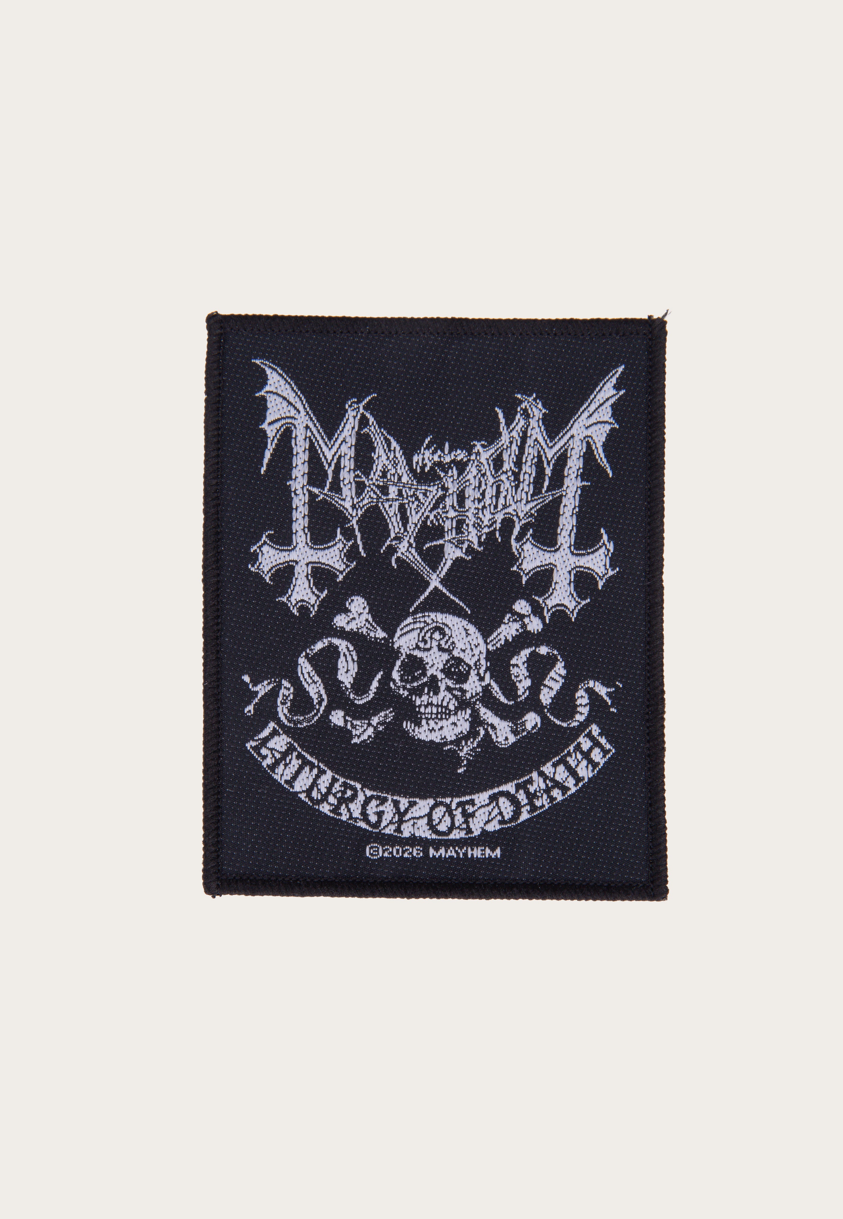 Mayhem Skull Omega Patch