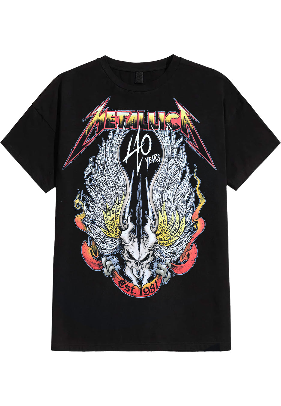 Metallica - 40 Years Vulturious - T-Shirt | Neutral-Image