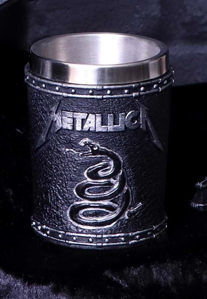 Metallica The Black Album Shot Glass