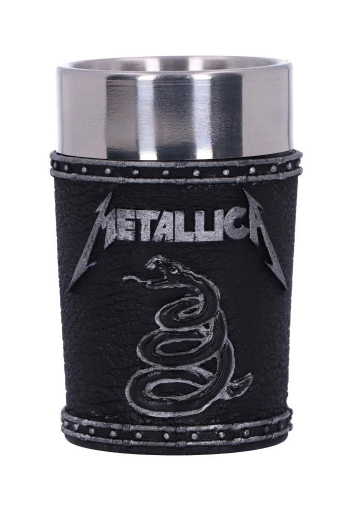 Metallica The Black Album Shot Glass