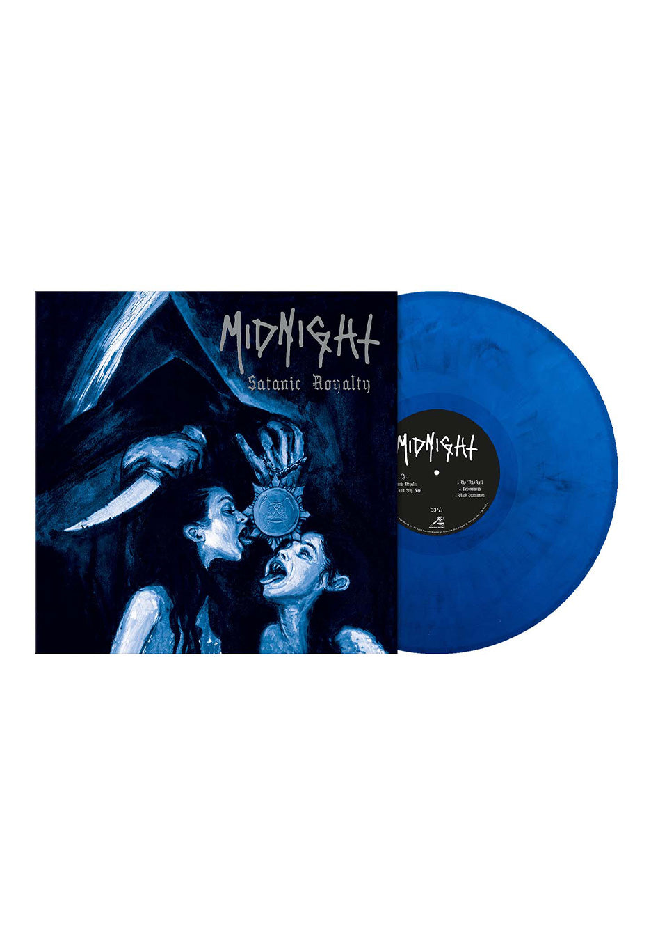 Midnight - Satanic Royalty (15th Anniversary) Ltd. Blue w/Black Smoke - Colored Vinyl | Neutral-Image