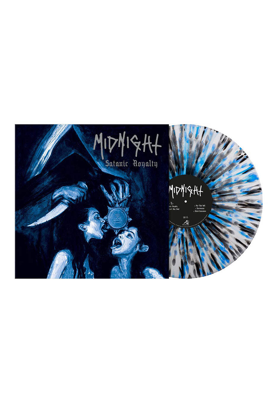 Midnight - Satanic Royalty (15th Anniversary) Ltd. Silver Blue Black - Splattered Vinyl | Neutral-Image