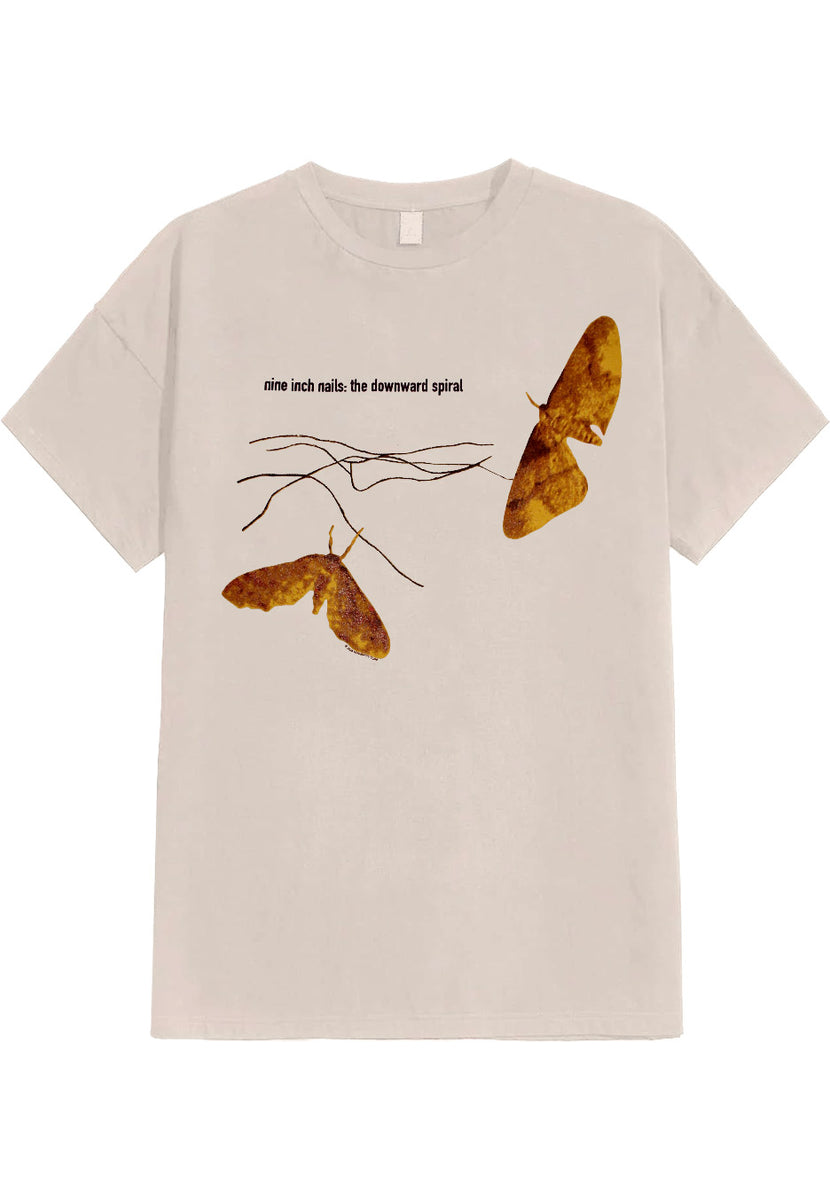 Nine Inch Nails - The Downward Spiral Moth Sand - T-Shirt | AFM