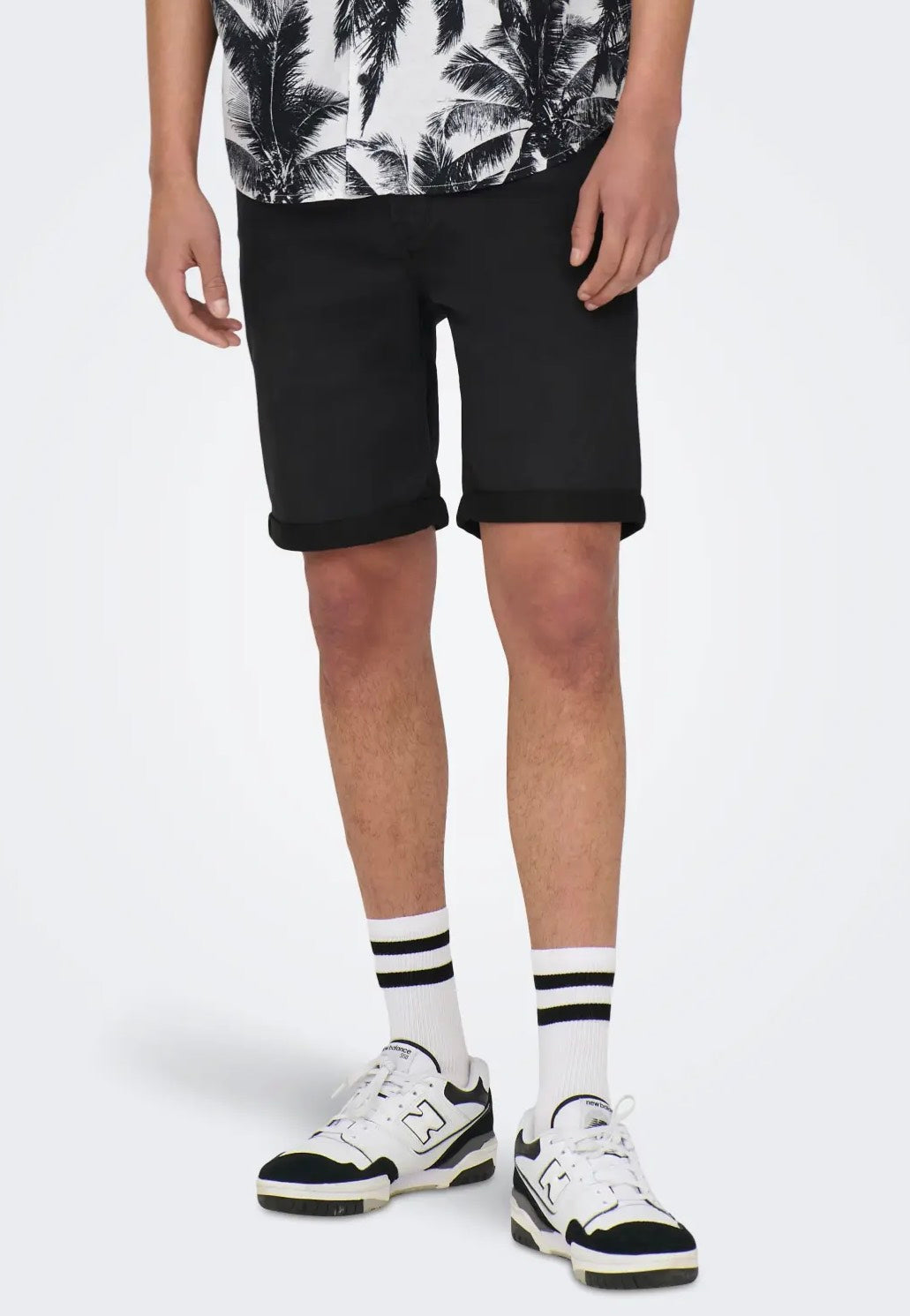 Only & Sons - Ply Life Reg Black - Shorts | Men-Image