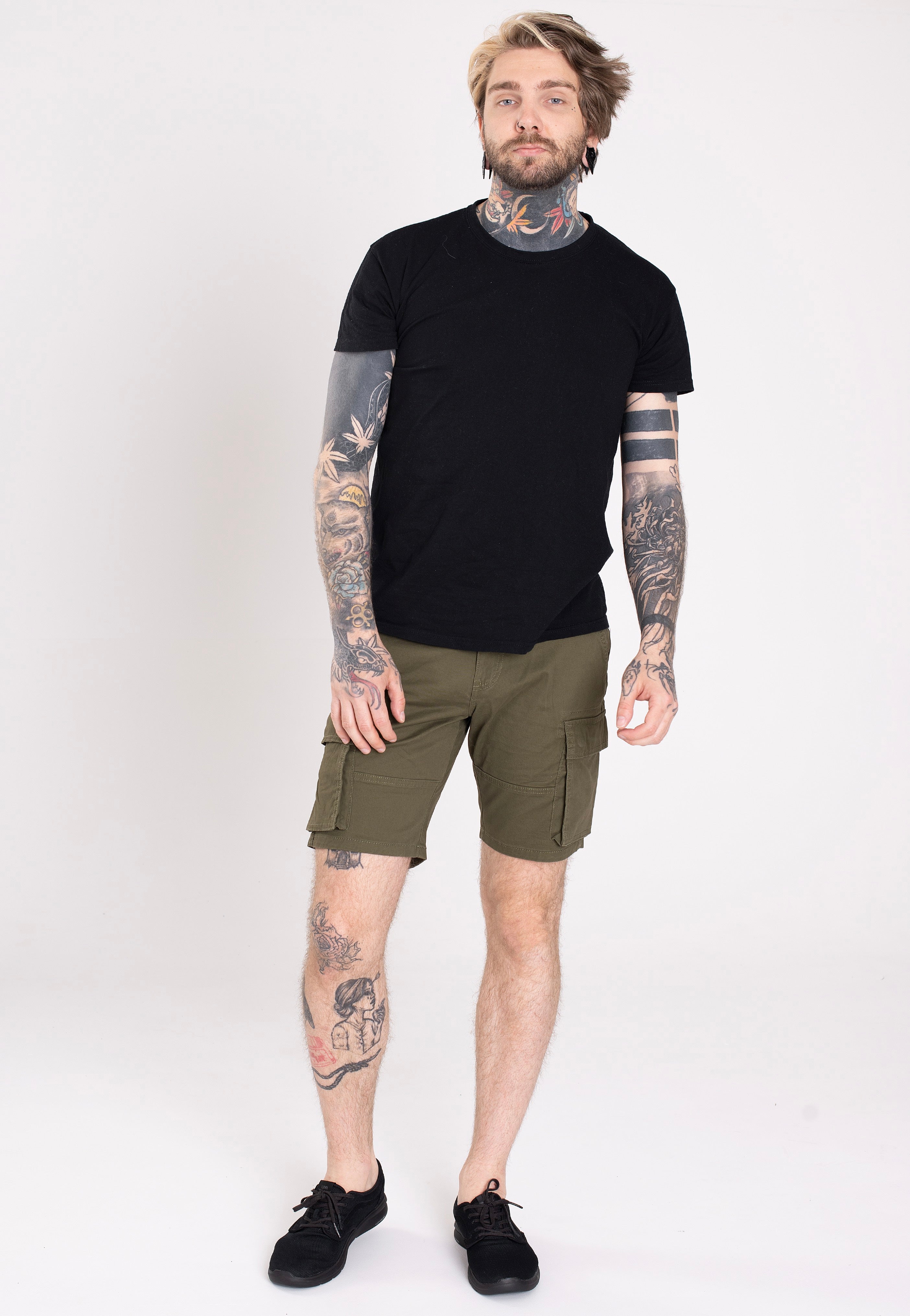 Only & Sons - Cam Stage Cargo Olive Night - Shorts | Men-Image