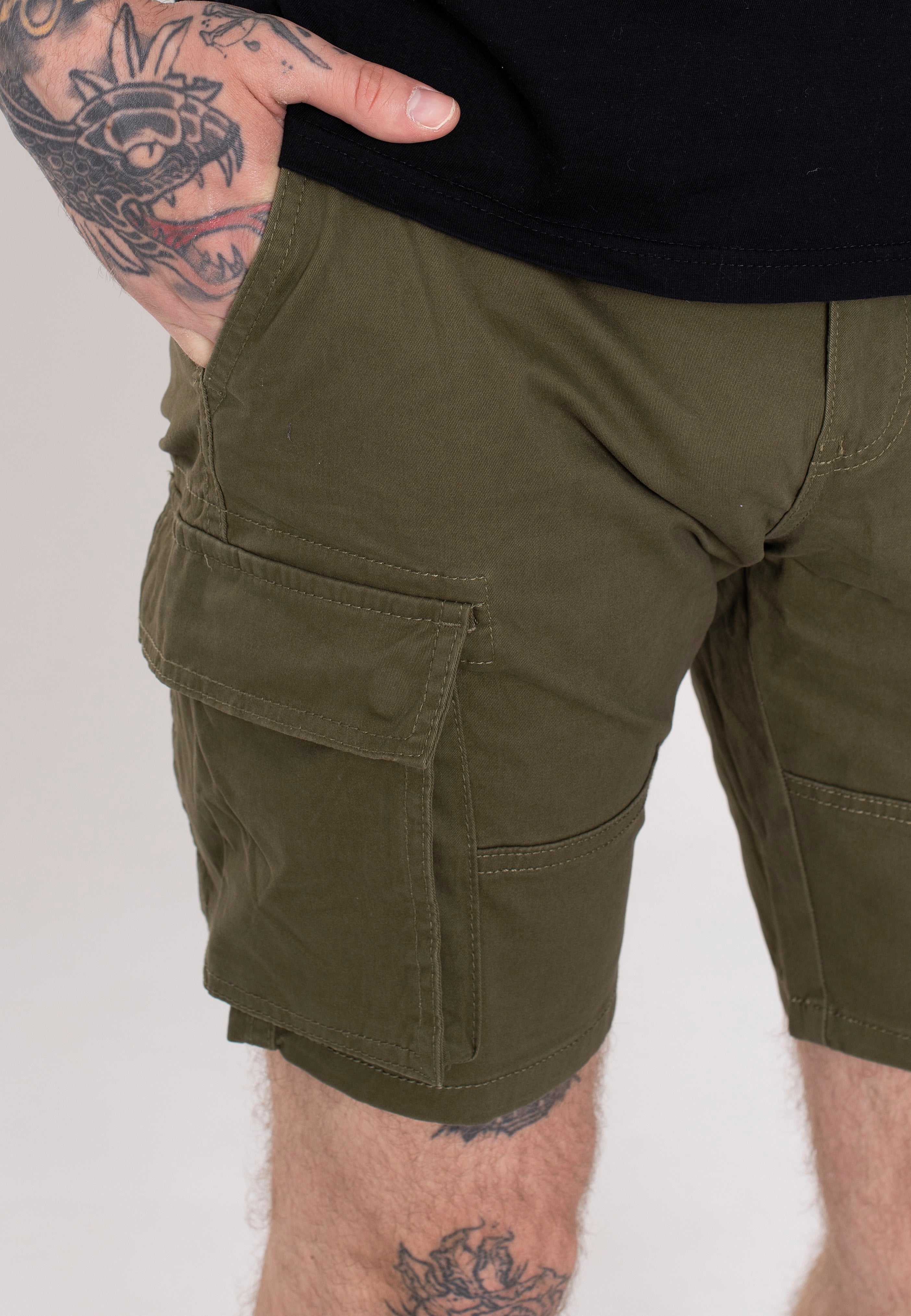 Only & Sons - Cam Stage Cargo Olive Night - Shorts | Men-Image