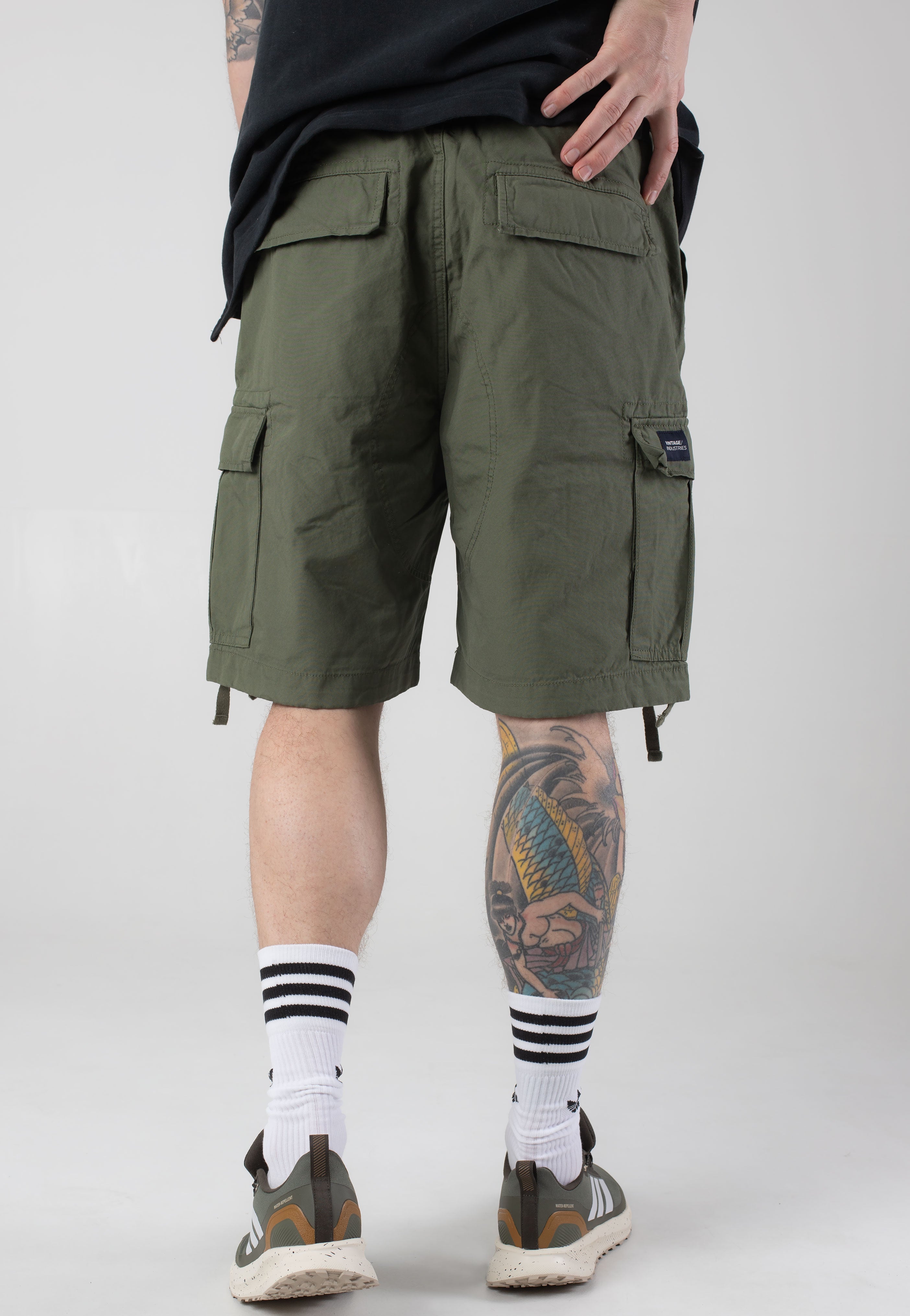 Vintage Industries - Davis Olive Drab - Shorts | Men-Image