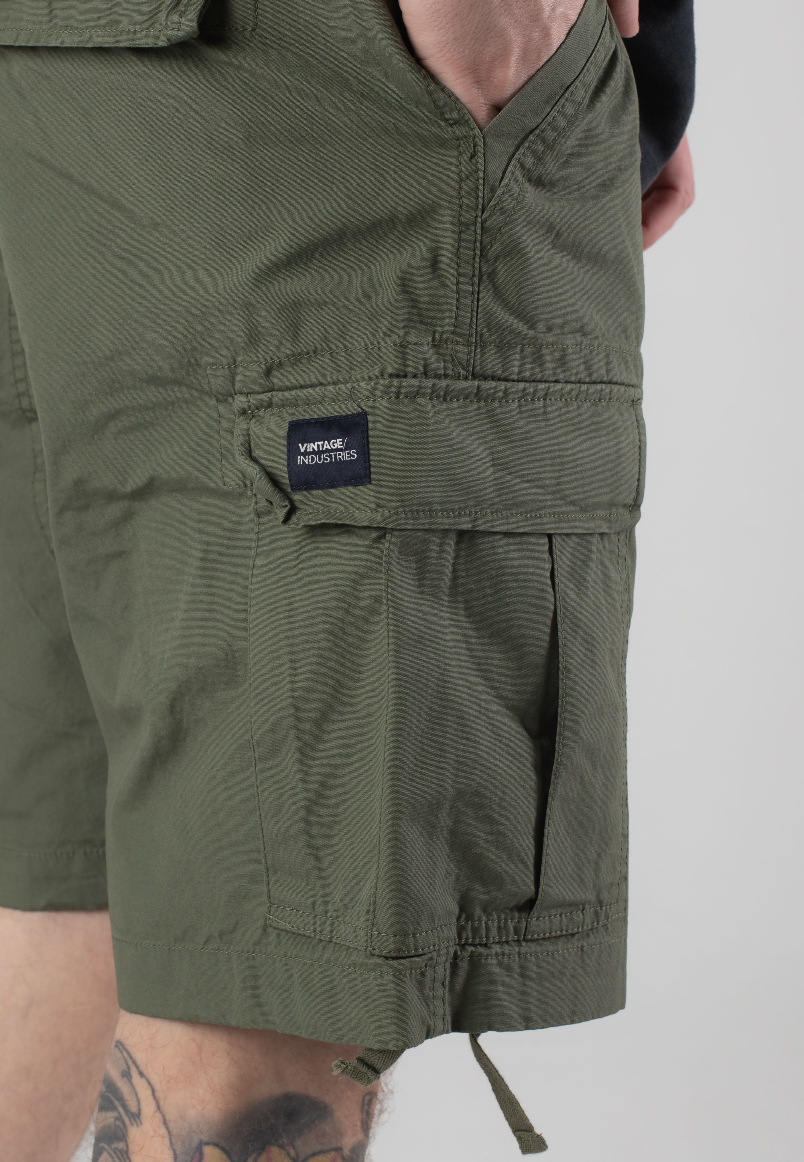 Vintage Industries - Davis Olive Drab - Shorts | Men-Image