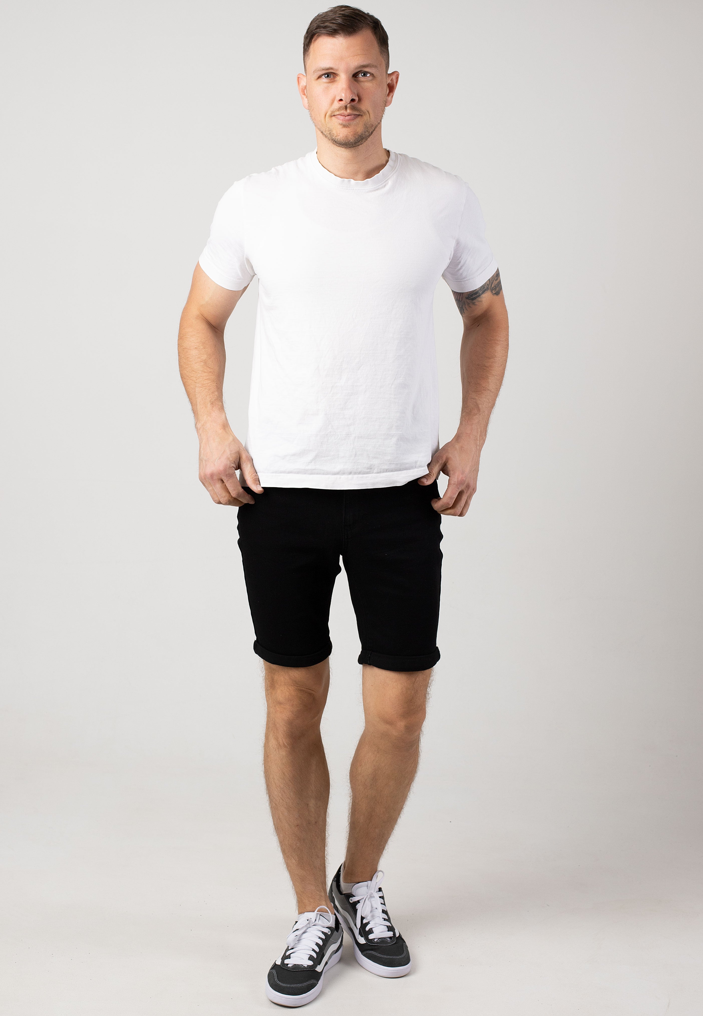 Only & Sons - Ply Black Denim - Shorts | Men-Image