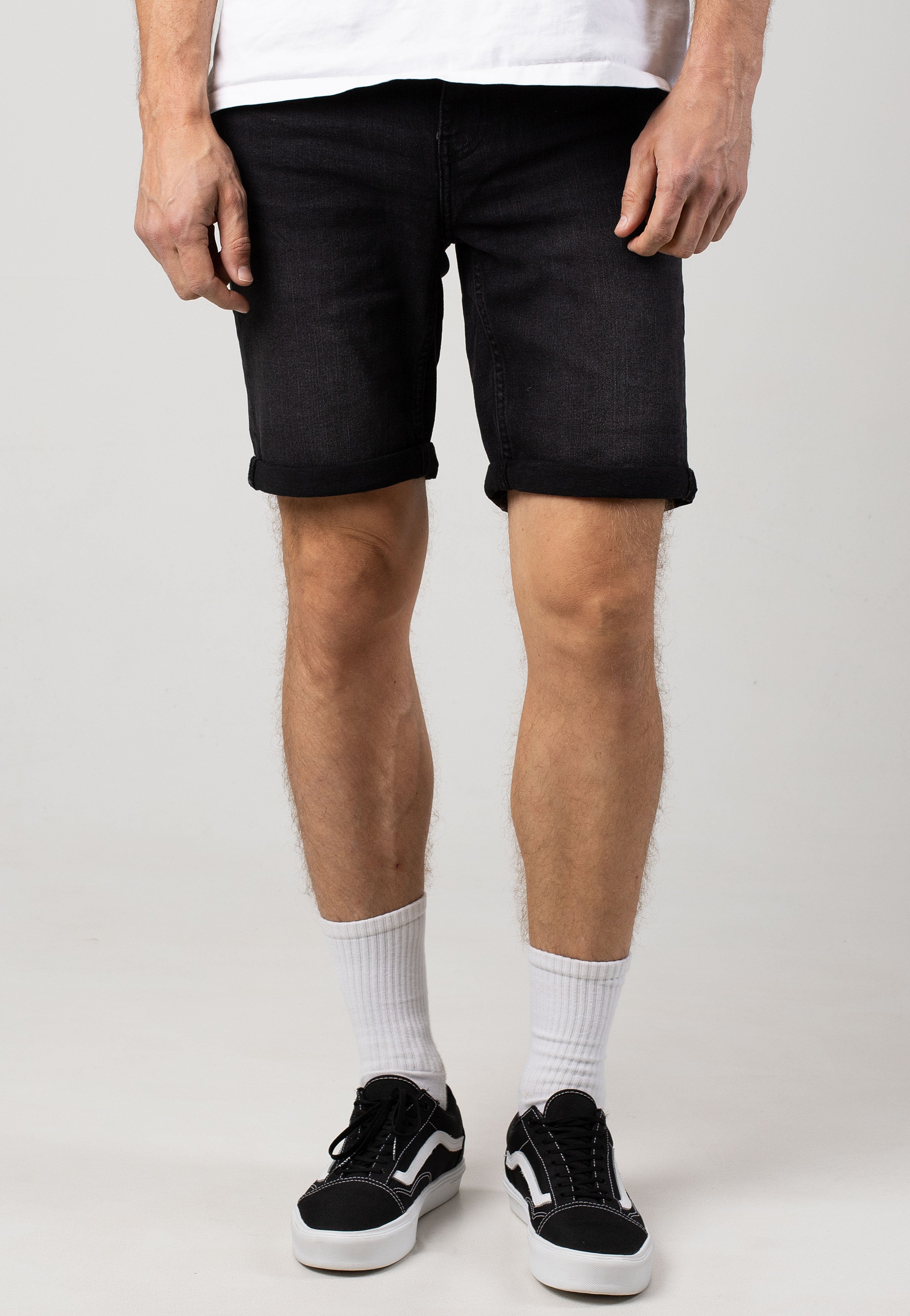 Only & Sons - Ply Box Pim Washed Black - Shorts | Men-Image