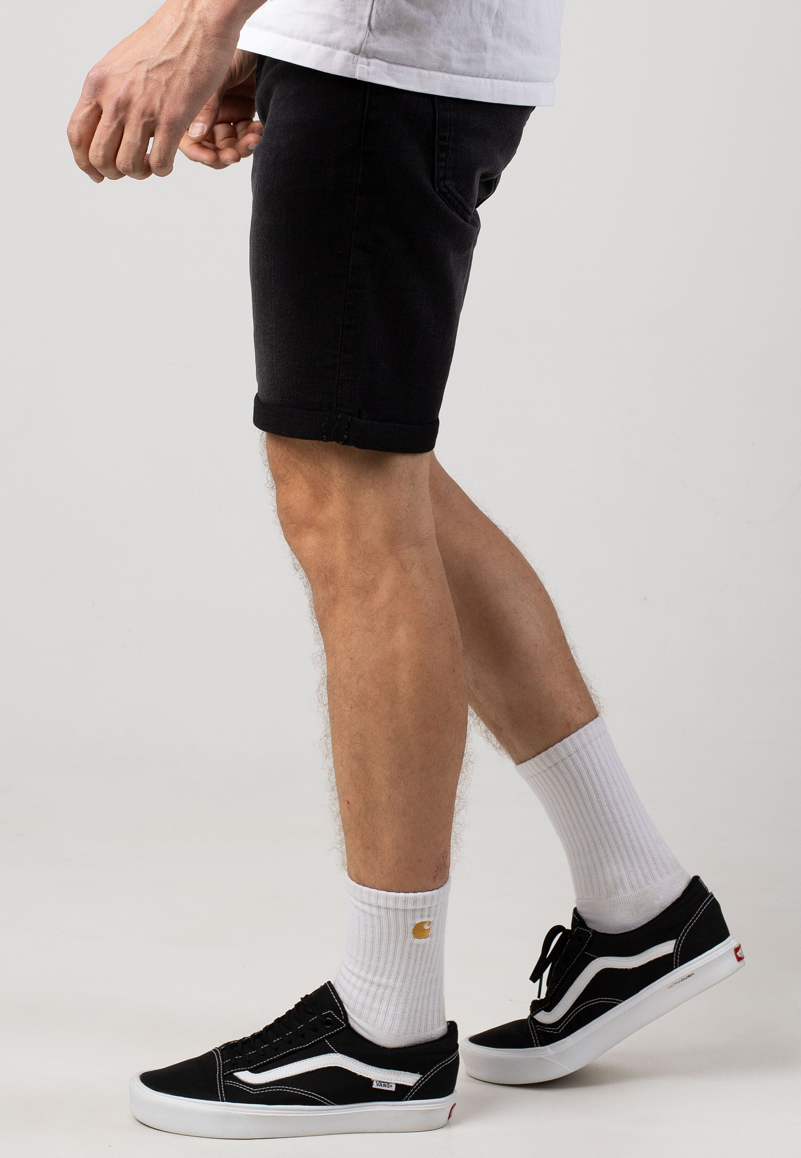 Only & Sons - Ply Box Pim Washed Black - Shorts | Men-Image