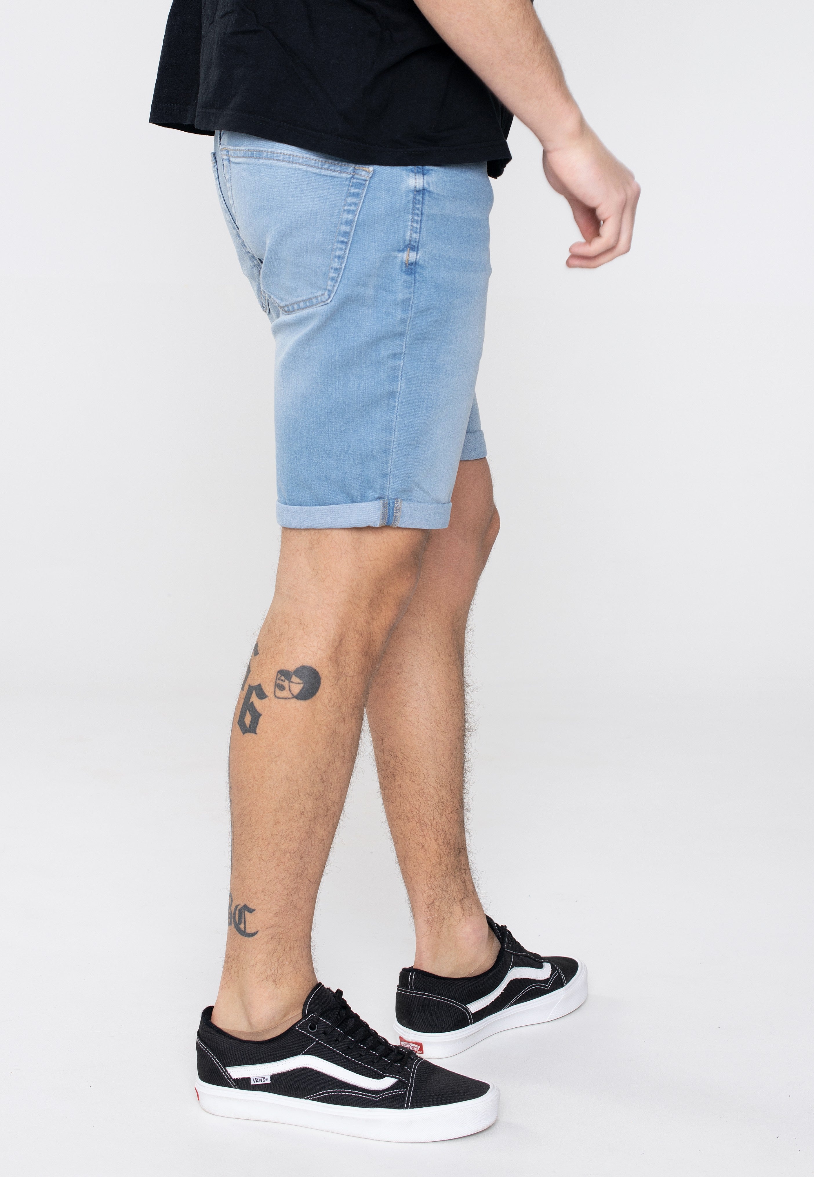 Only & Sons - Ply Light Blue Denim - Shorts | Men-Image