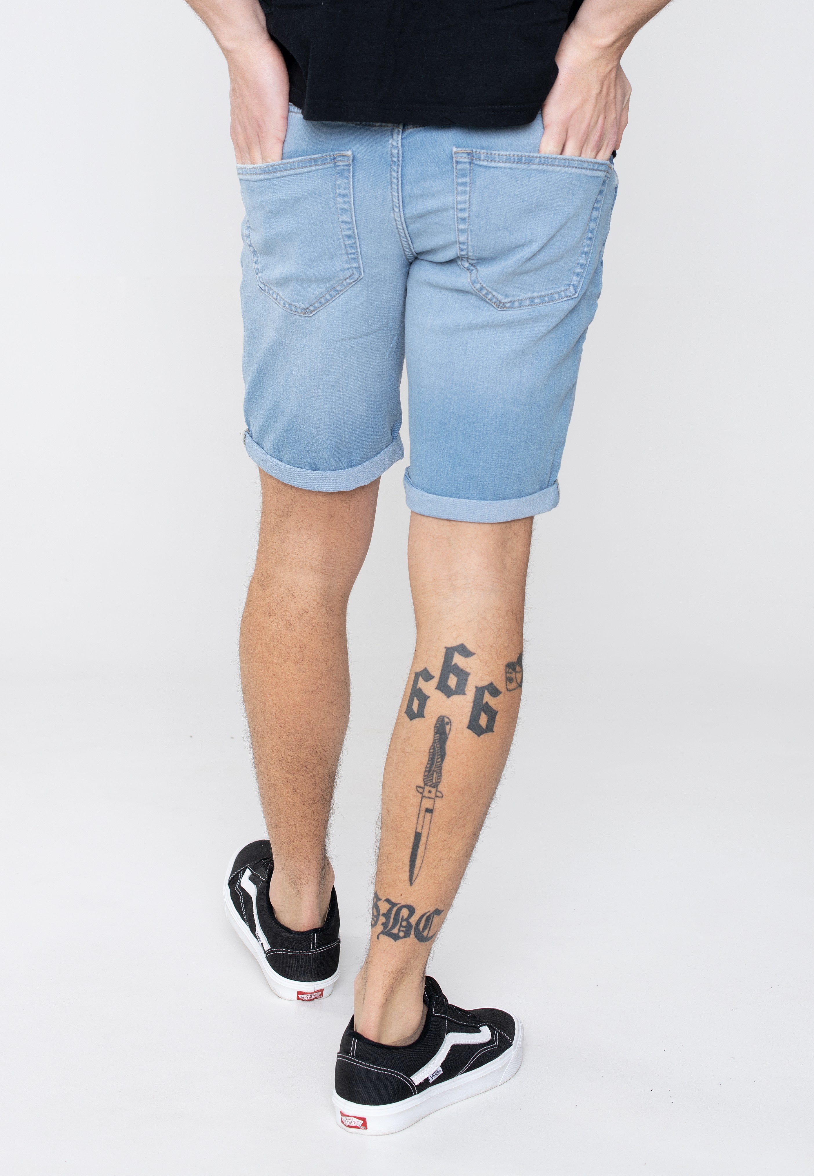 Only & Sons - Ply Light Blue Denim - Shorts | Men-Image