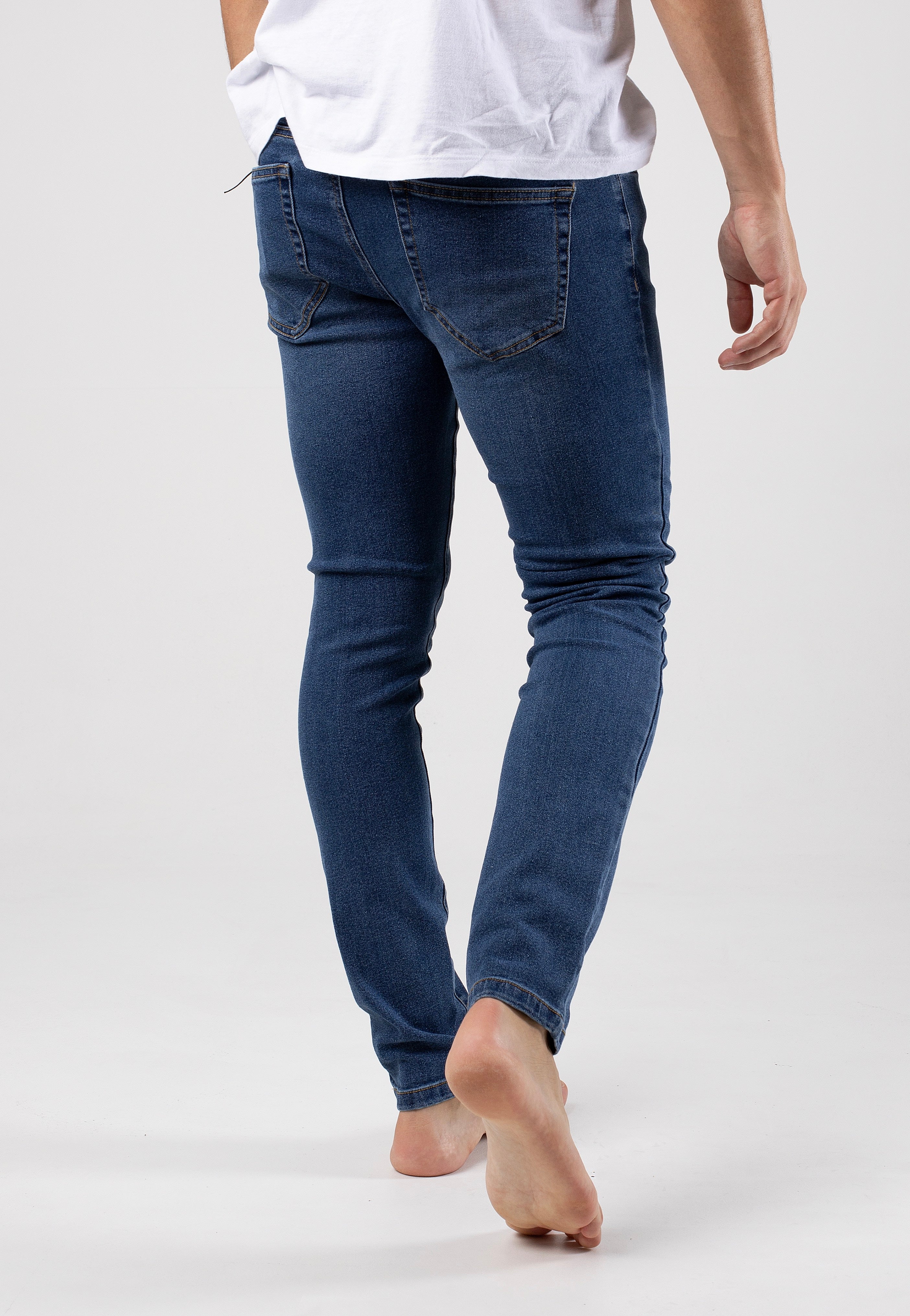 Only & Sons - Warp Skinny Medium Blue Denim - Jeans | Men-Image