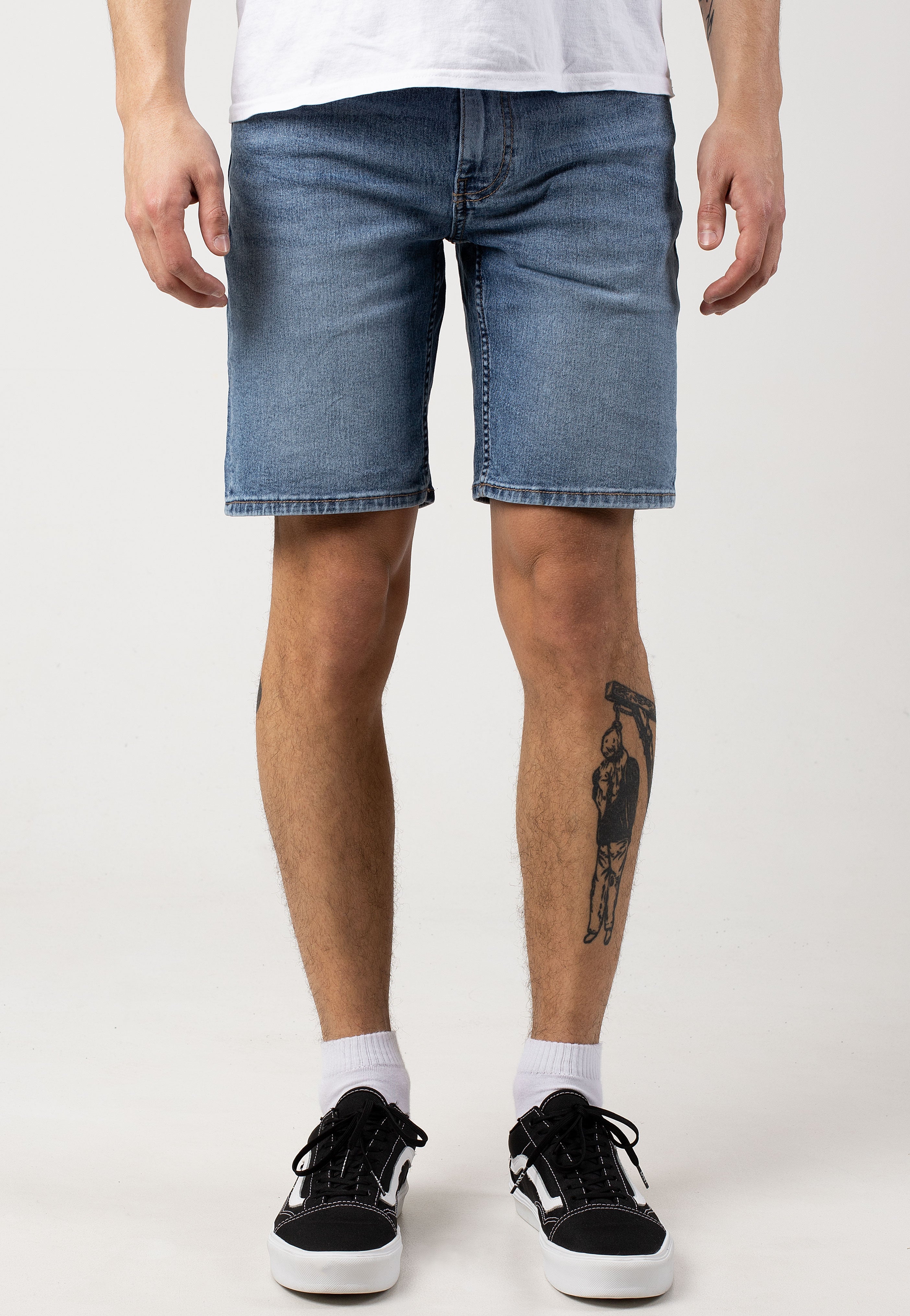 Only & Sons - Weft Medium Blue Denim - Shorts | Men-Image