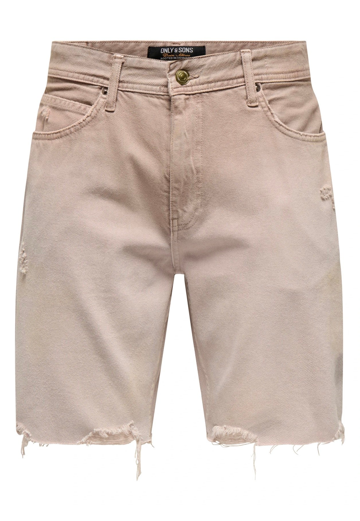 Only & Sons - Edge Light Blue Bleached Denim - Shorts | Men-Image