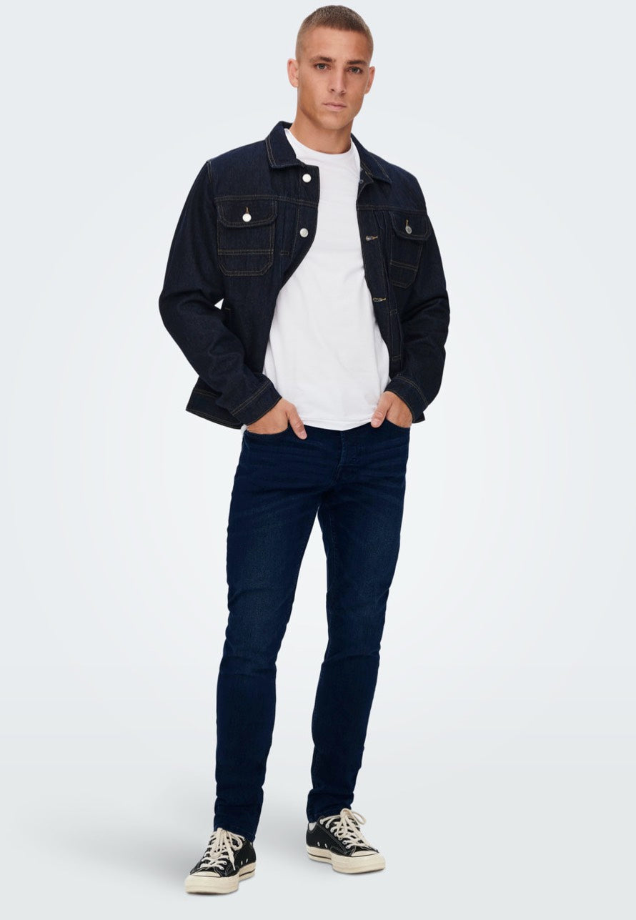 Only & Sons - Loom Life Slim Blue Denim - Jeans | Men-Image