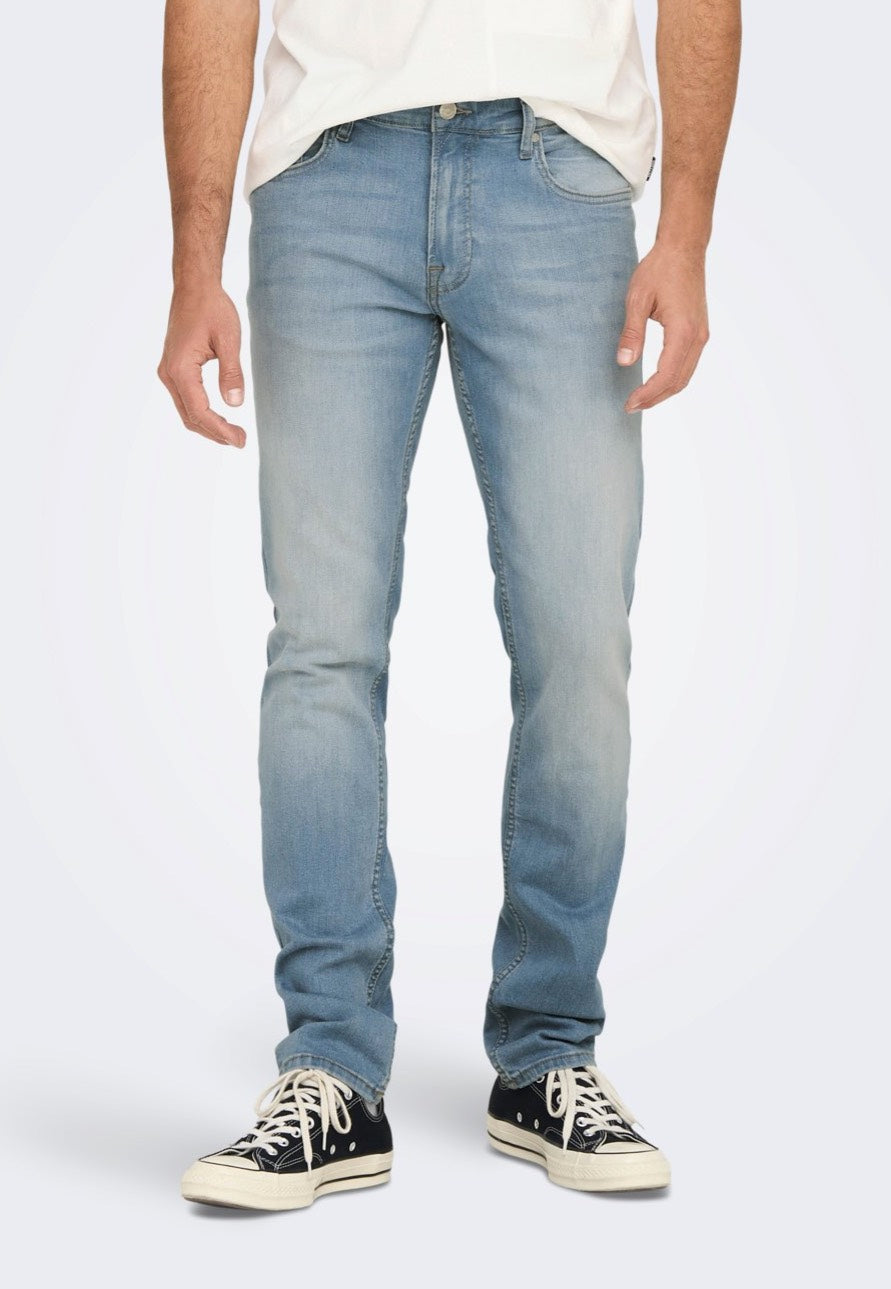 Only & Sons - Loom Slim Blue Denim - Jeans | Men-Image