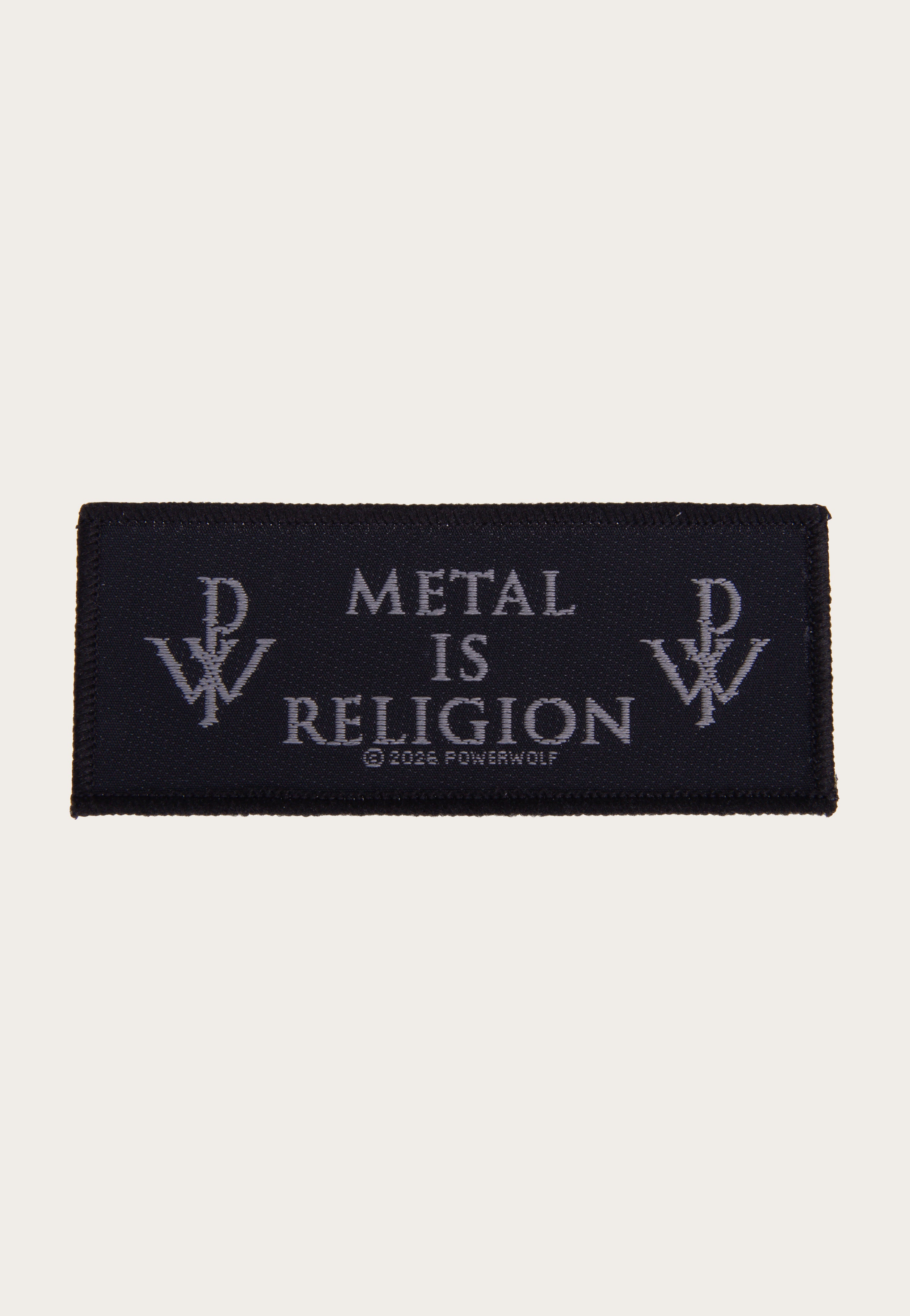 Powerwolf Metal Is Religion Patch