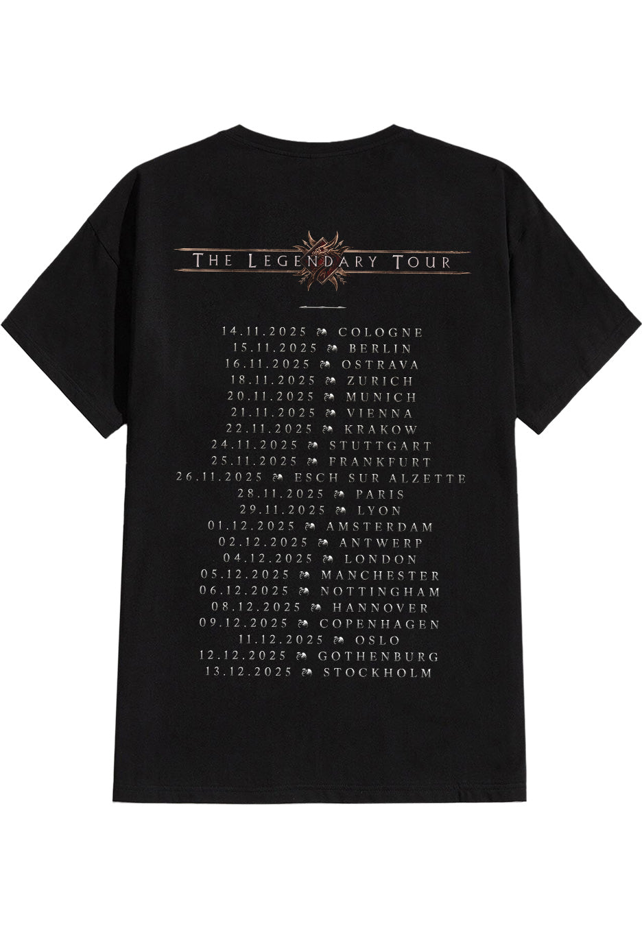 Sabaton - Pop Up Stores 2025 City Antwerp - T-Shirt | Neutral-Image