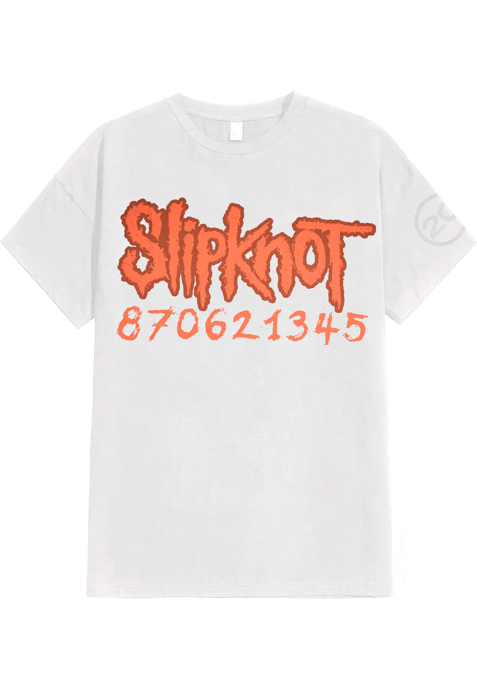 Slipknot - 20th Anniversary Card White - T-Shirt | Neutral-Image