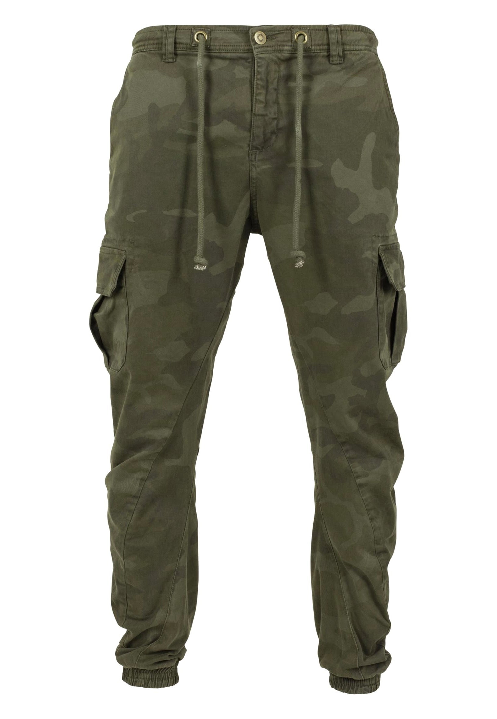 Urban Classics - Camo Cargo Olive Camouflage - Pants | Men-Image