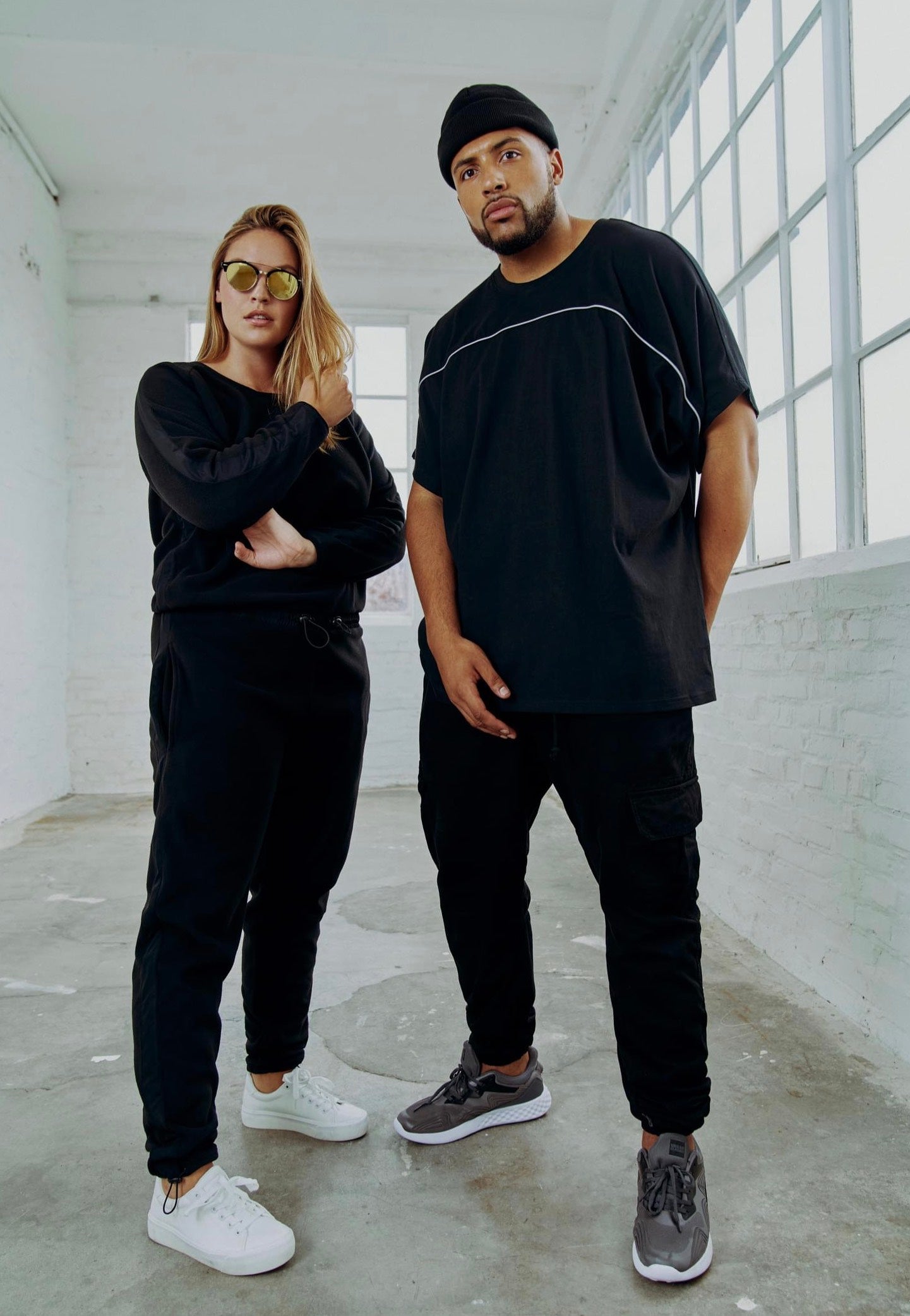 Urban Classics - Reflective Tee Black - T-Shirt | Men-Image