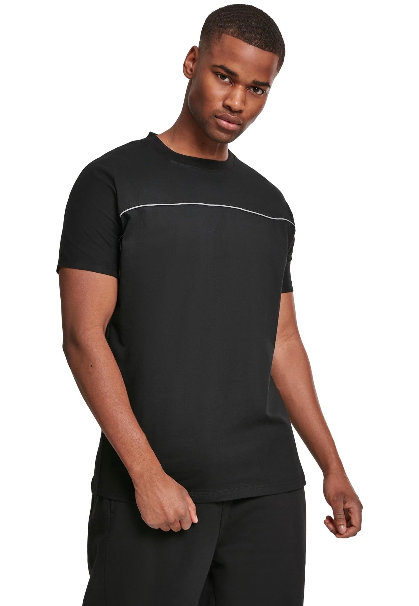 Urban Classics - Reflective Tee Black - T-Shirt | Men-Image