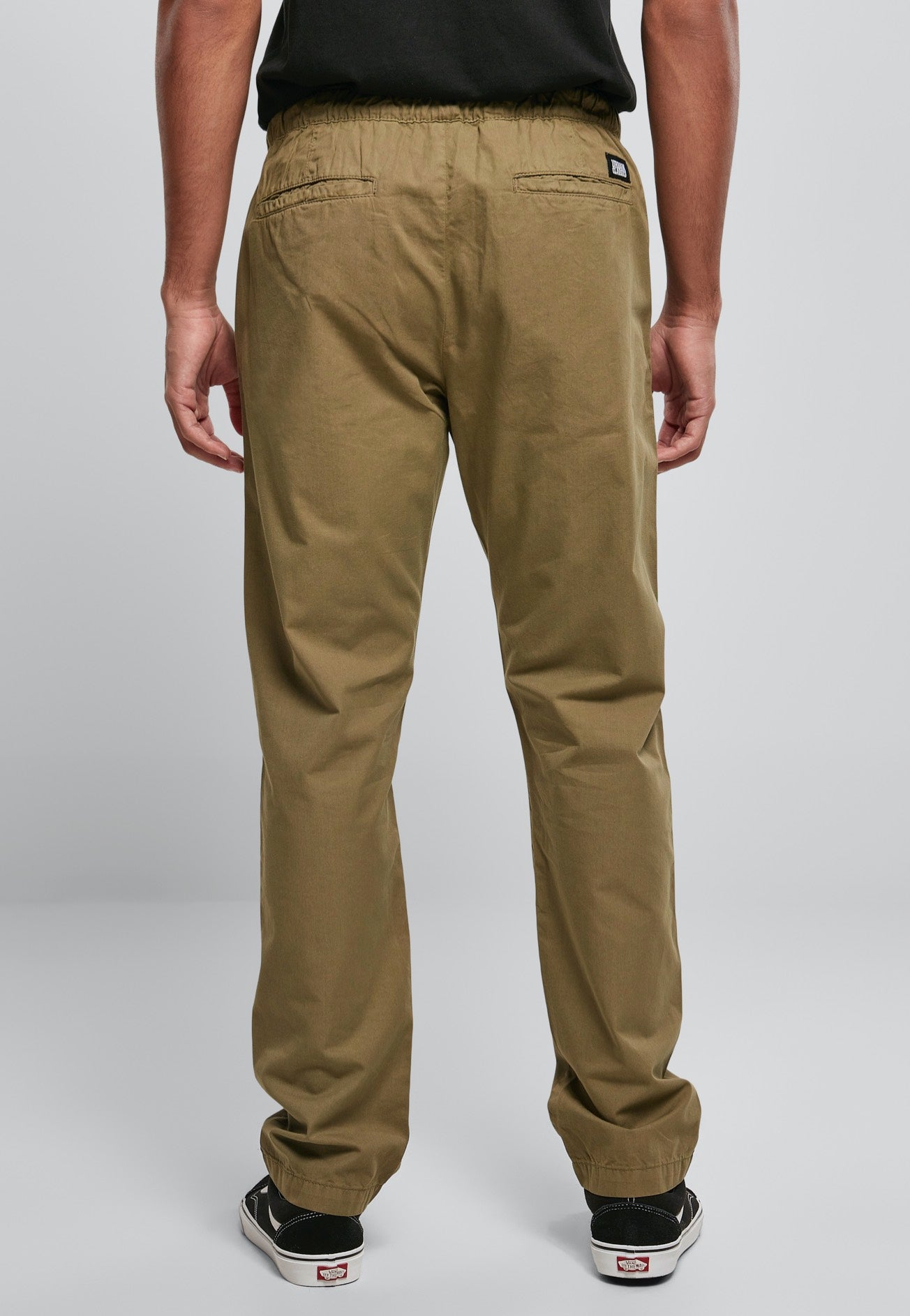 Urban Classics - Straight Leg Chino with Belt Tini Olive - Pants | Men-Image