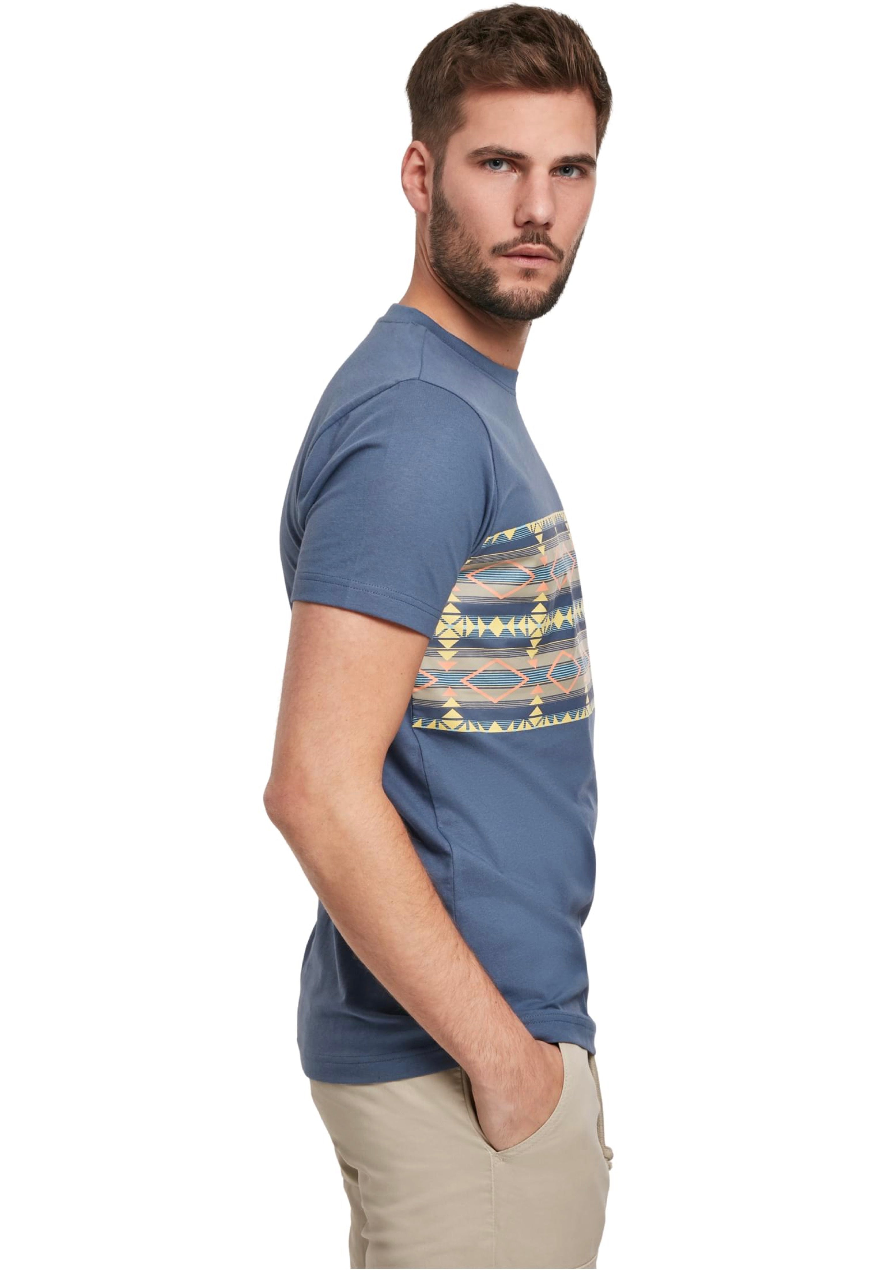 Urban Classics - Inka Pattern Vintageblue - T-Shirt | Men-Image