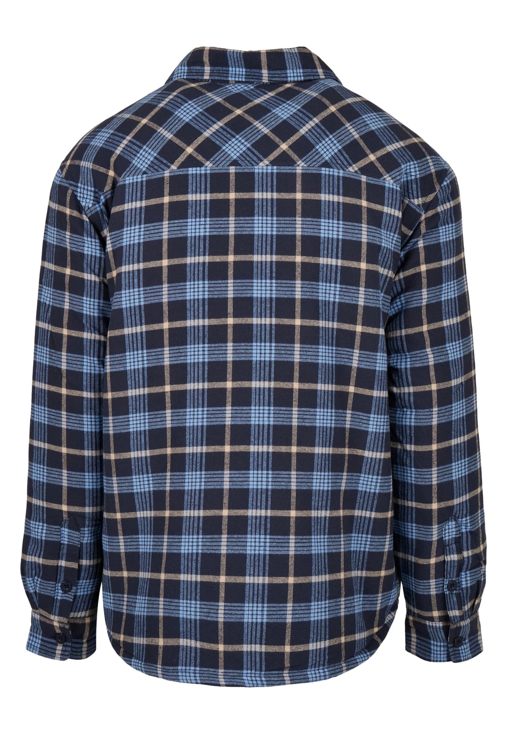 Urban Classics - Plaid Quilted Lightblue/Darkblue - Jacket | Men-Image
