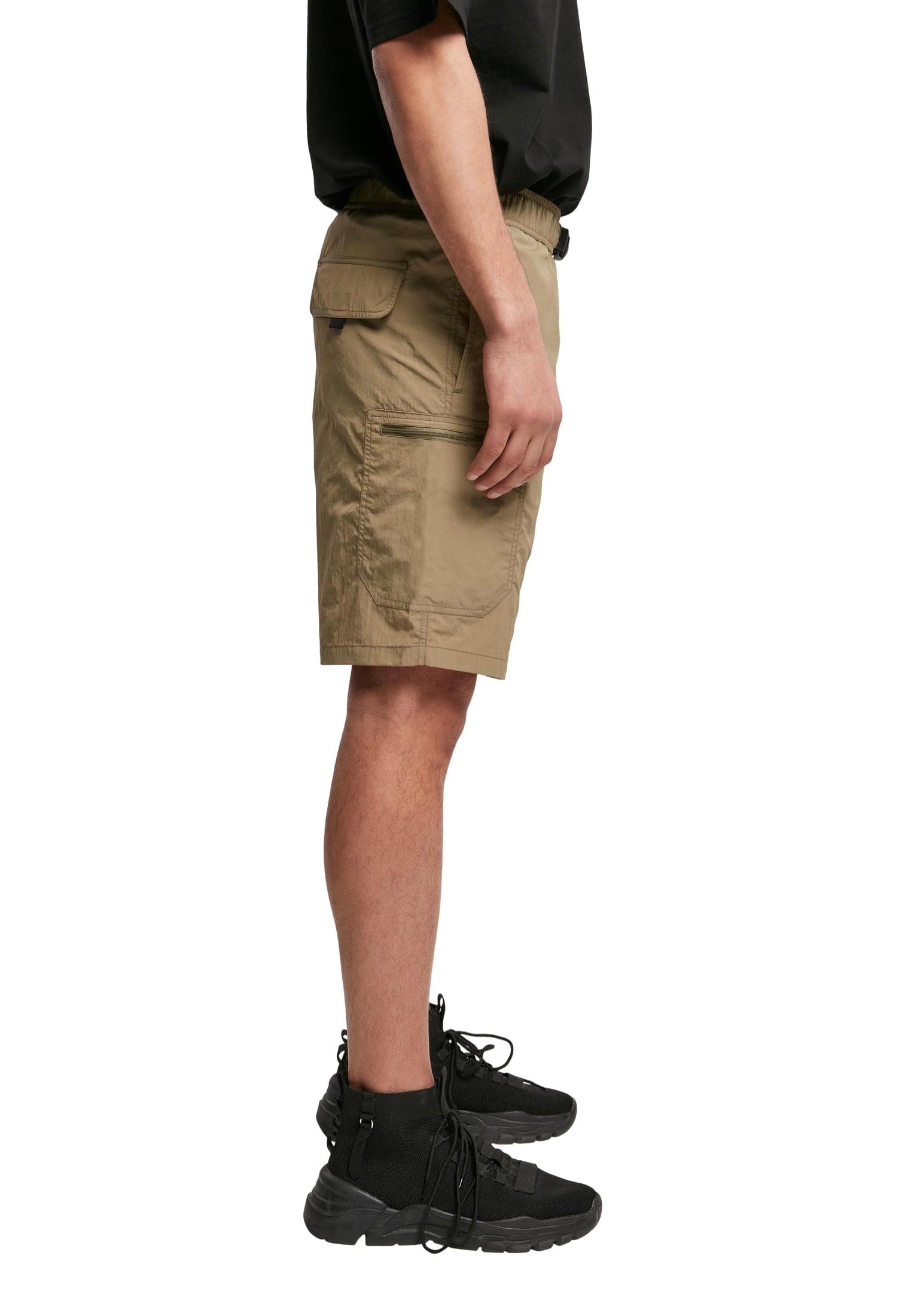 Urban Classics - Adjustable Nylon Khaki - Shorts | Men-Image