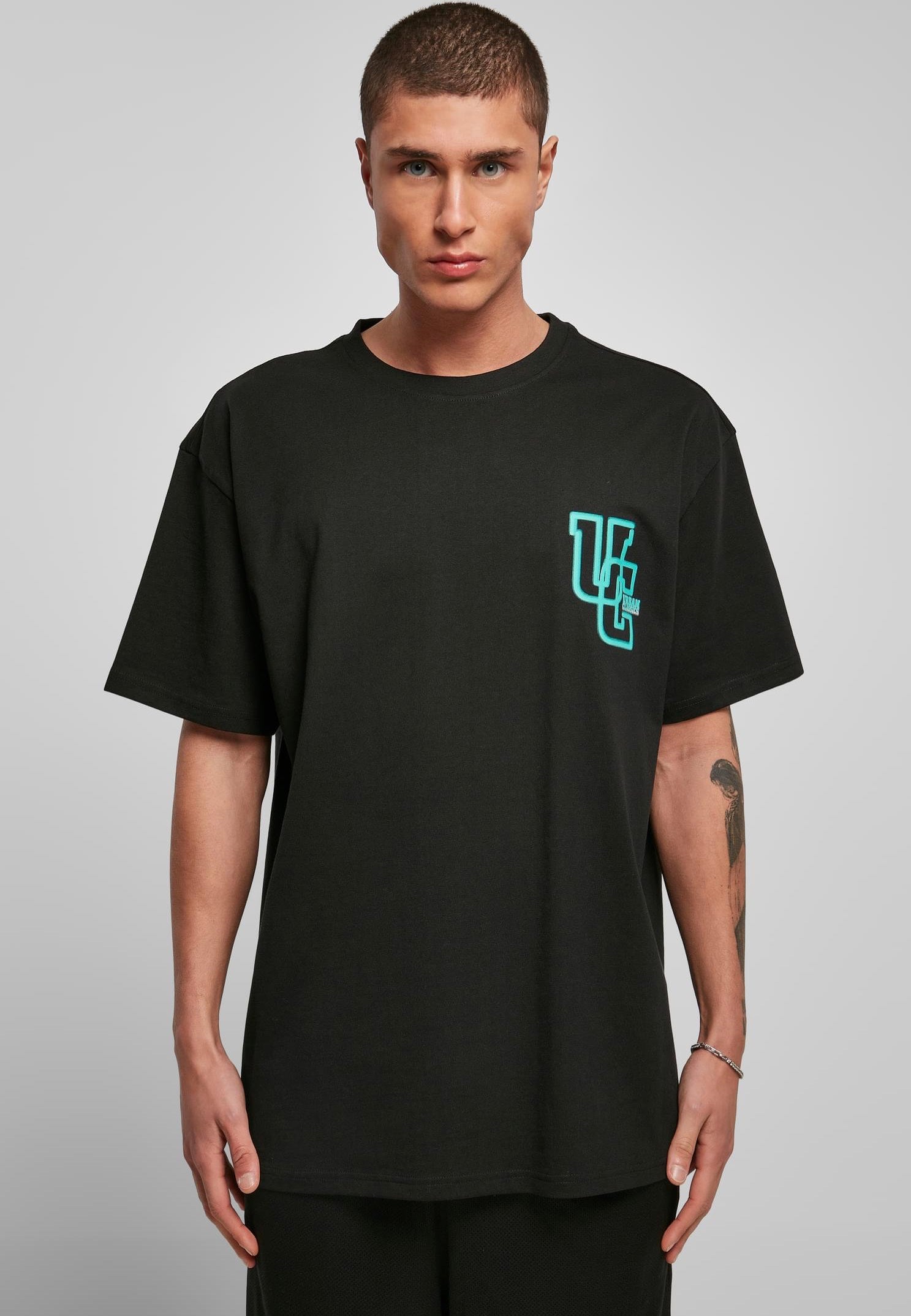 Urban Classics - Glow Logo Black - T-Shirt | Men-Image