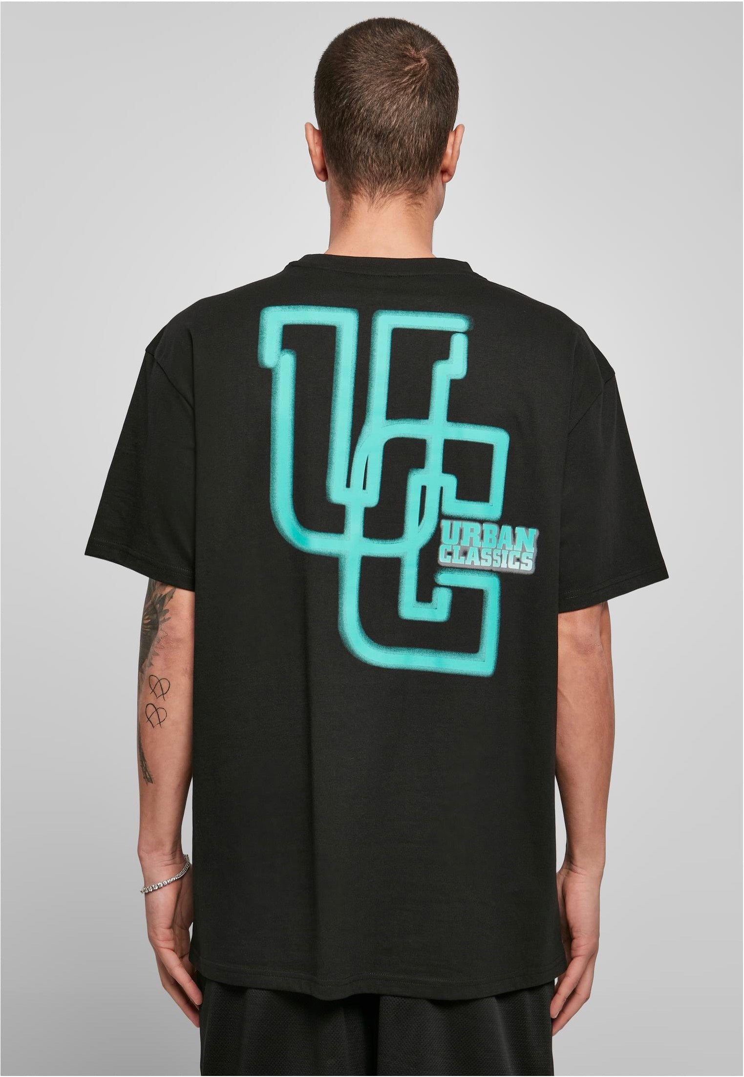 Urban Classics - Glow Logo Black - T-Shirt | Men-Image