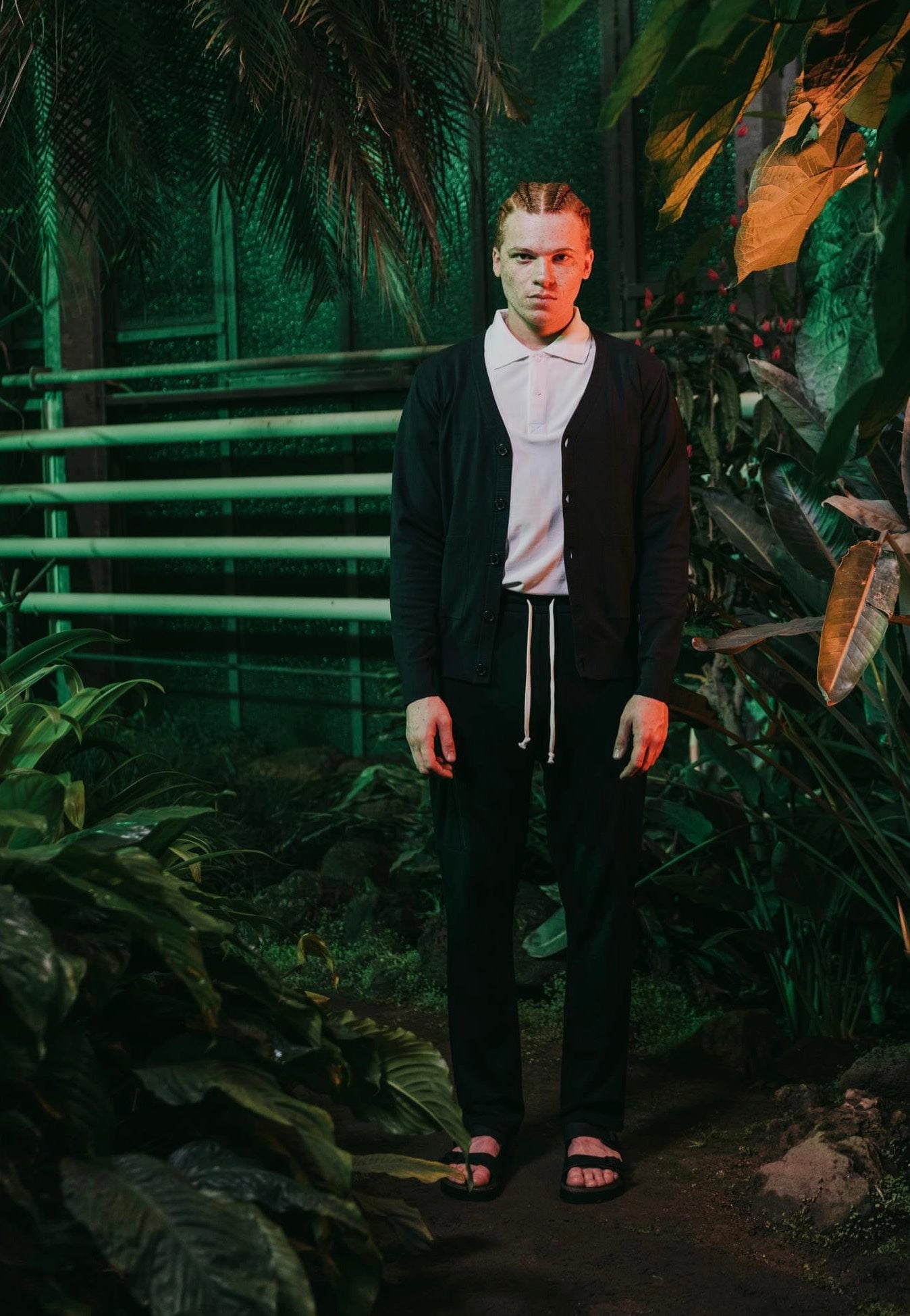 Urban Classics - Fine Black - Cardigan | Men-Image