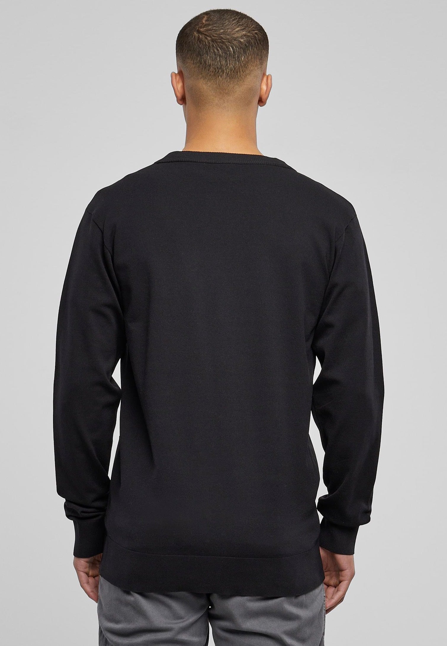 Urban Classics - Fine Black - Cardigan | Men-Image