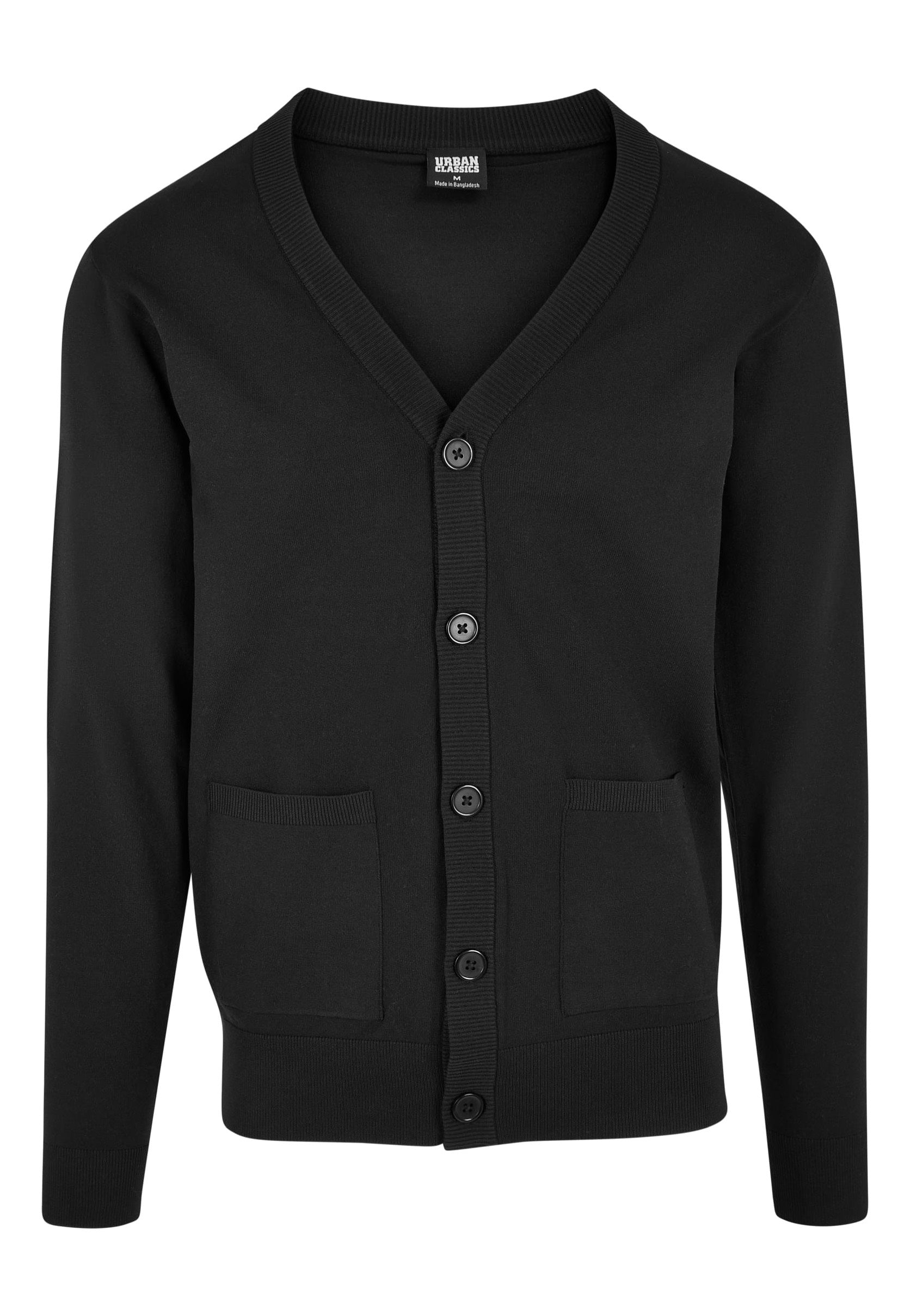 Urban Classics - Fine Black - Cardigan | Men-Image
