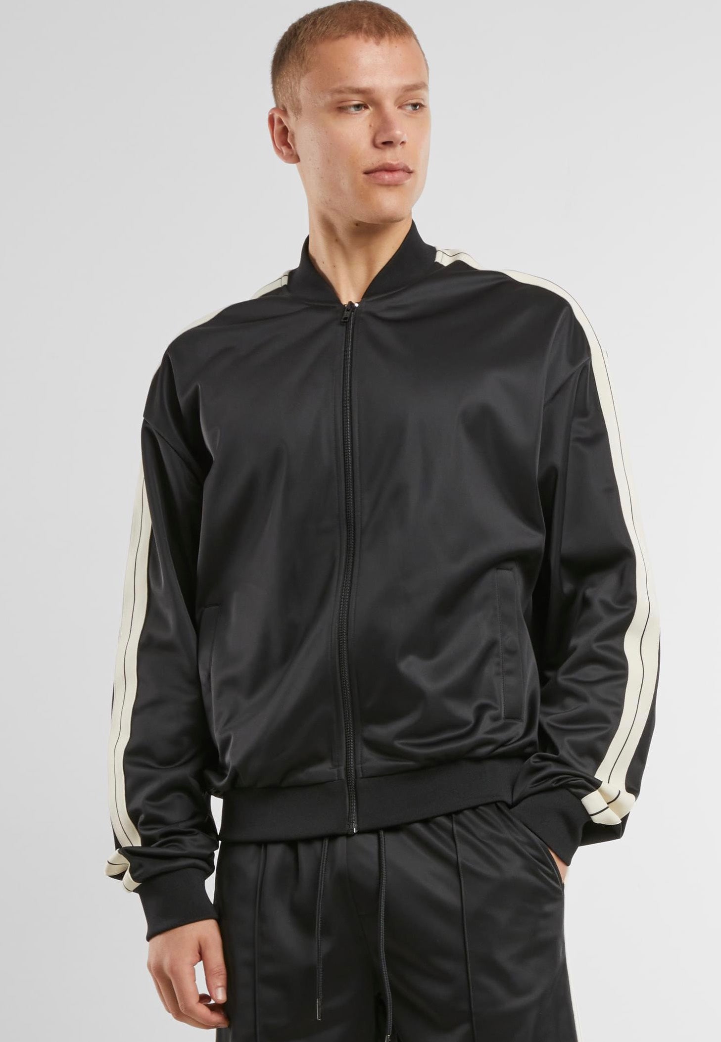 Urban Classics - Tennis Core Black - Track Jacket | Men-Image
