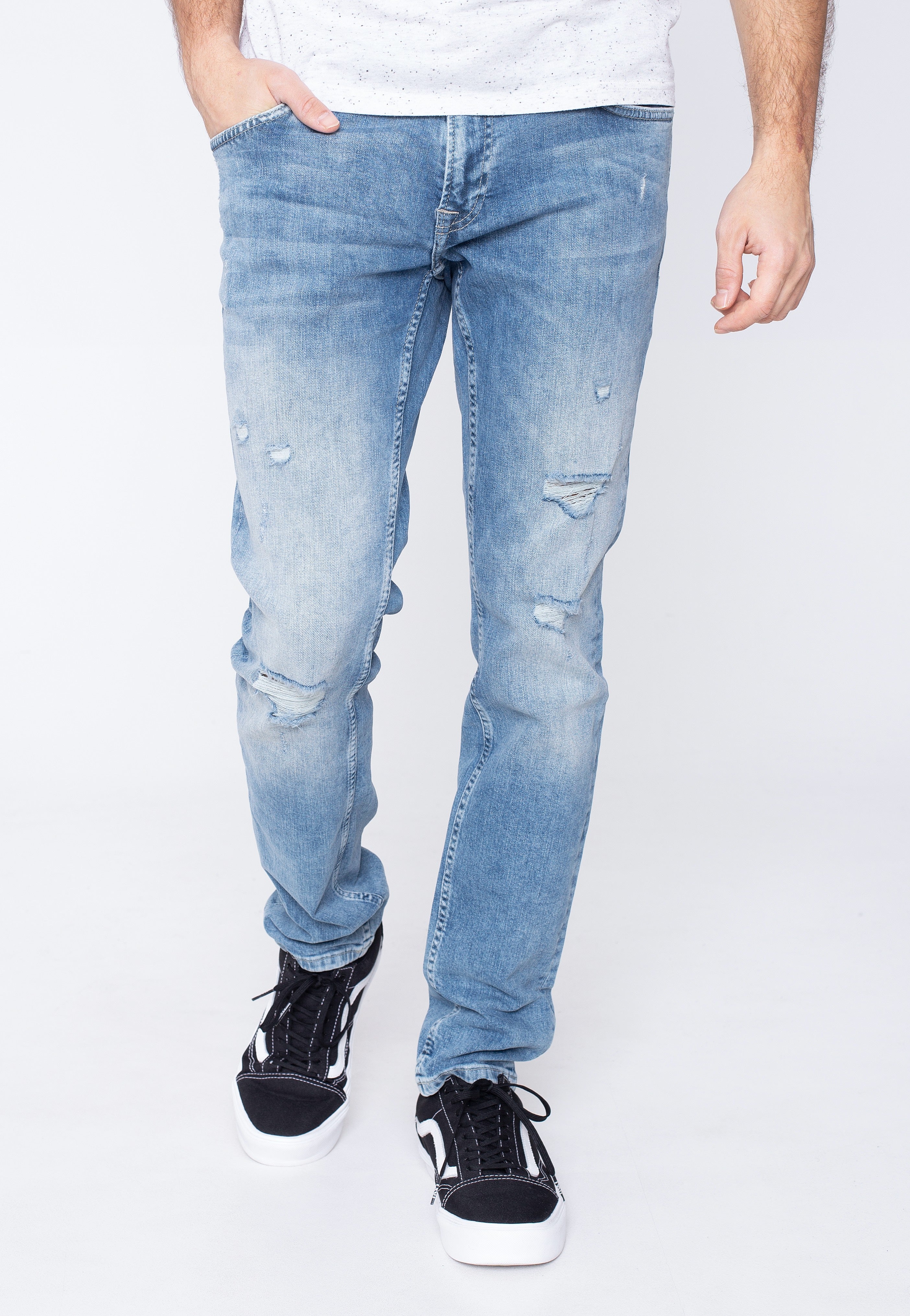 Only & Sons - Loom Slim Lime Blue Denim - Jeans | Men-Image